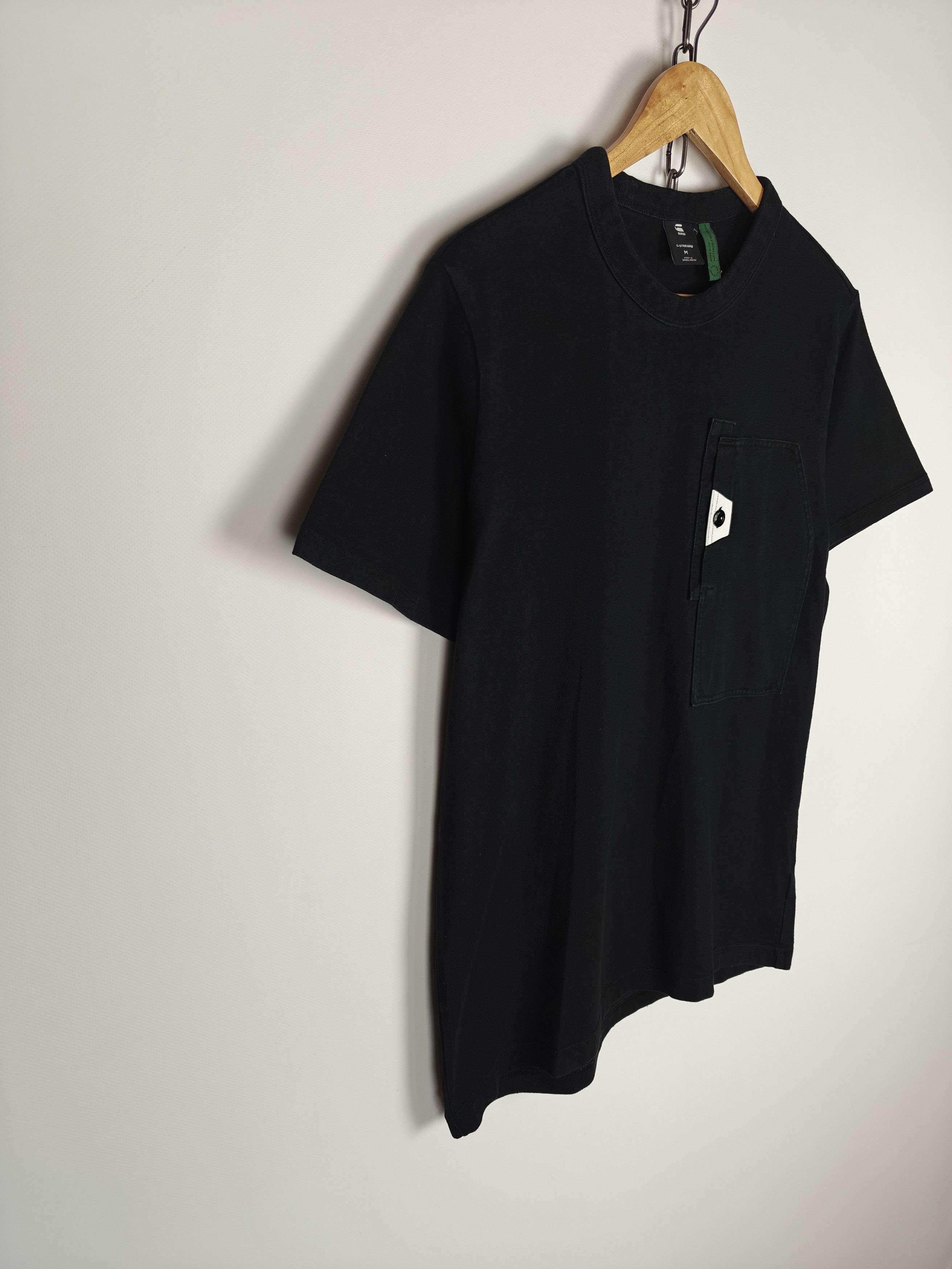 G-Star G-Star Raw T-Shirt Utility Pocket Logo Crewneck Black M Size US M / EU 48-50 / 2 - 5 Thumbnail