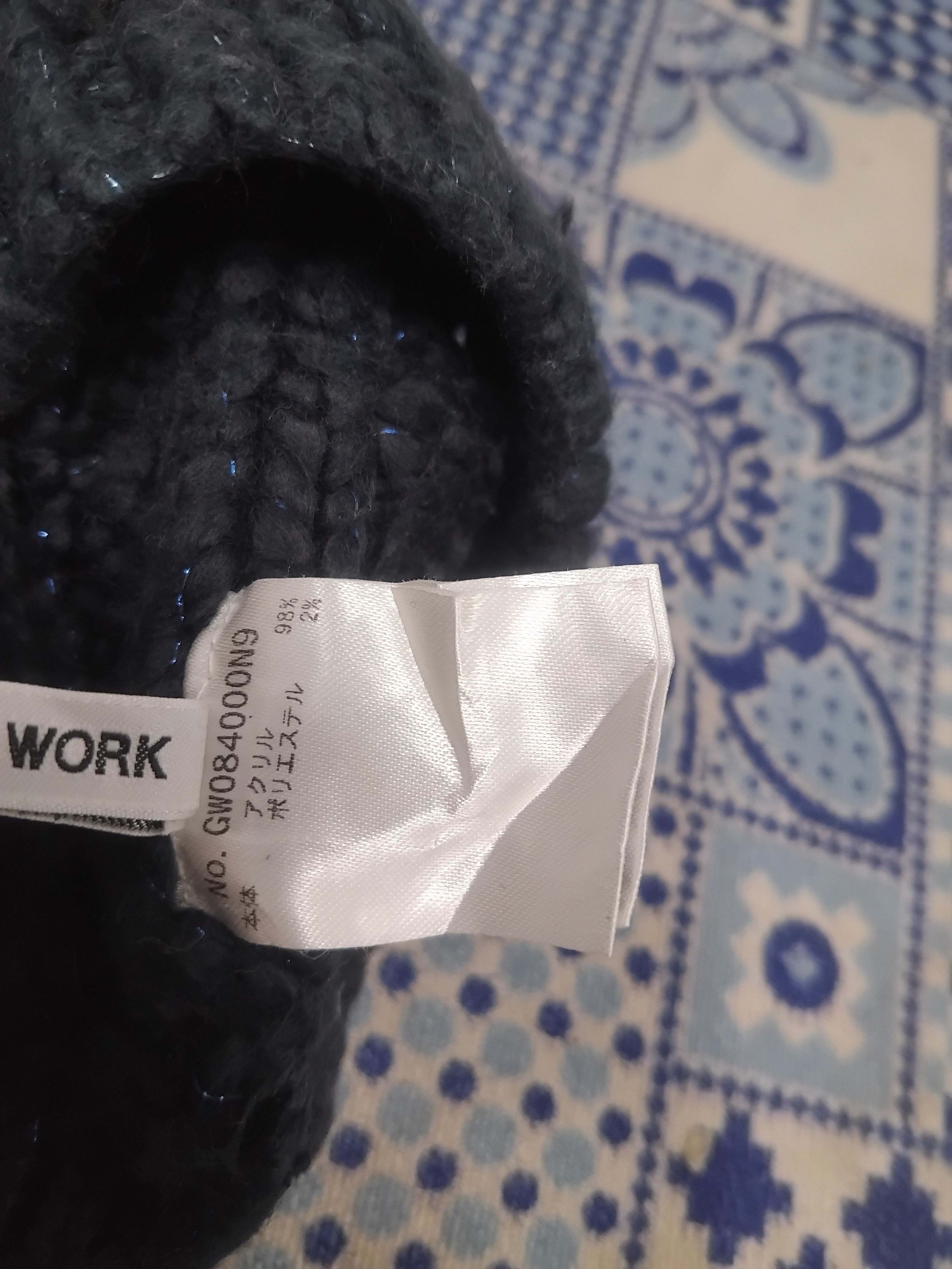 Global Work 💥Global work blue work beanie hat Size ONE SIZE - 3 Thumbnail