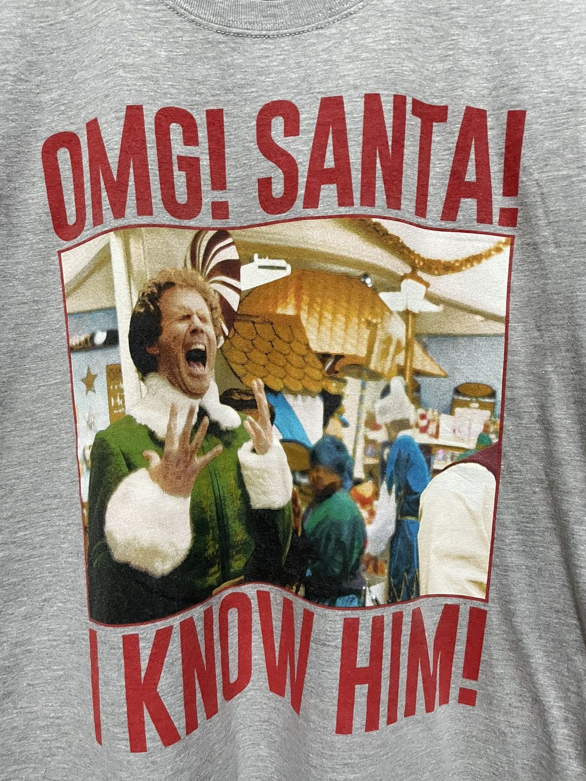 Vintage OMG! Santa I Know Him Movie Tee Size US M / EU 48-50 / 2 - 2 Thumbnail
