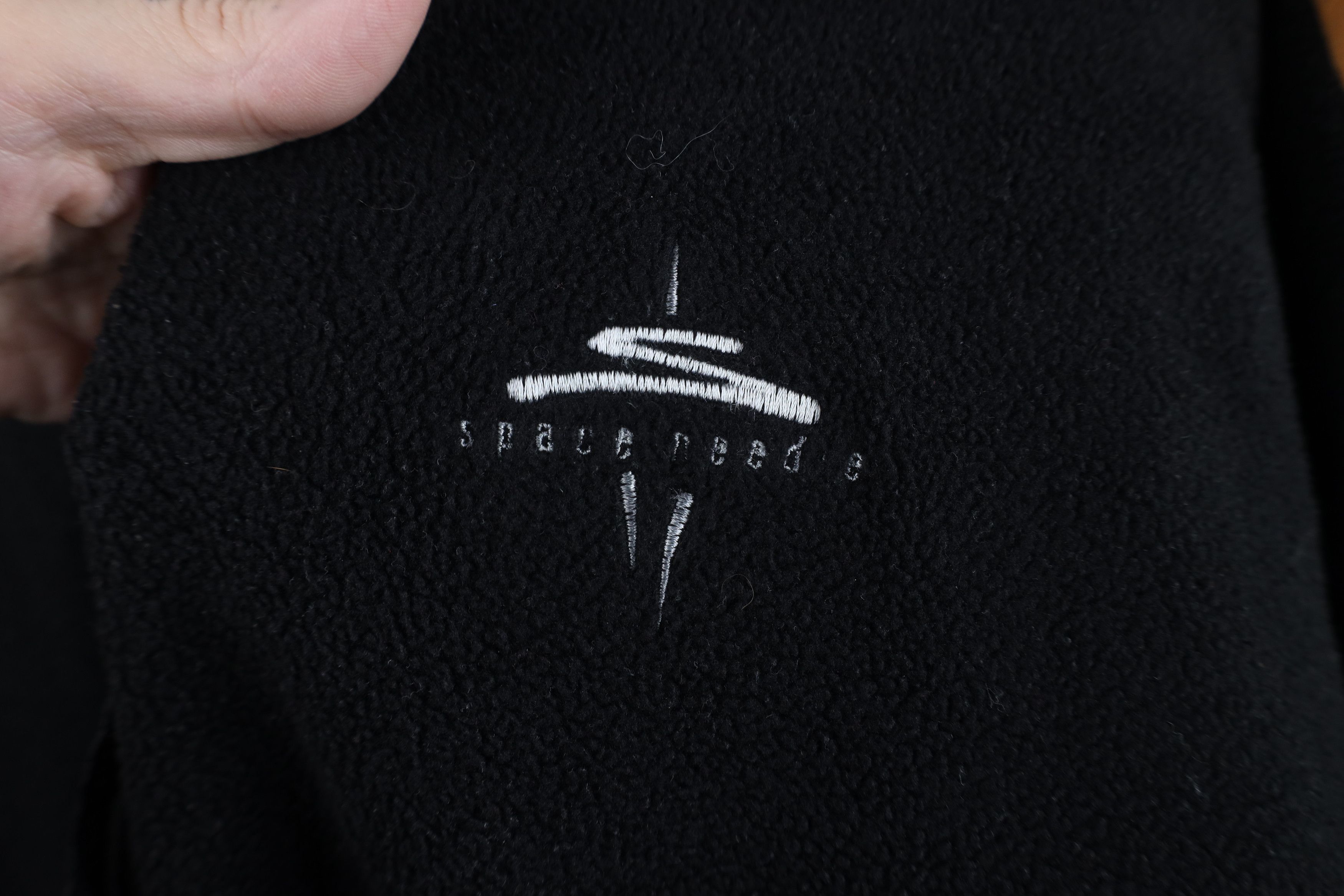 Vintage Vintage 90s Streetwear Needle Seattle Fleece Jacket USA Size L / US 10 / IT 46 - 4 Thumbnail