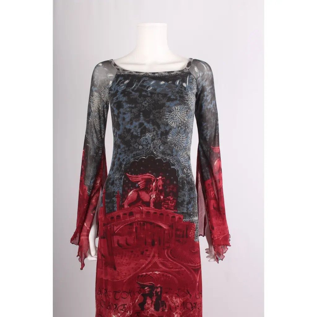 Vintage Robe longue “Venise” Save the Queen, modèle vintage rare Size M / US 6-8 / IT 42-44 - 2 Thumbnail