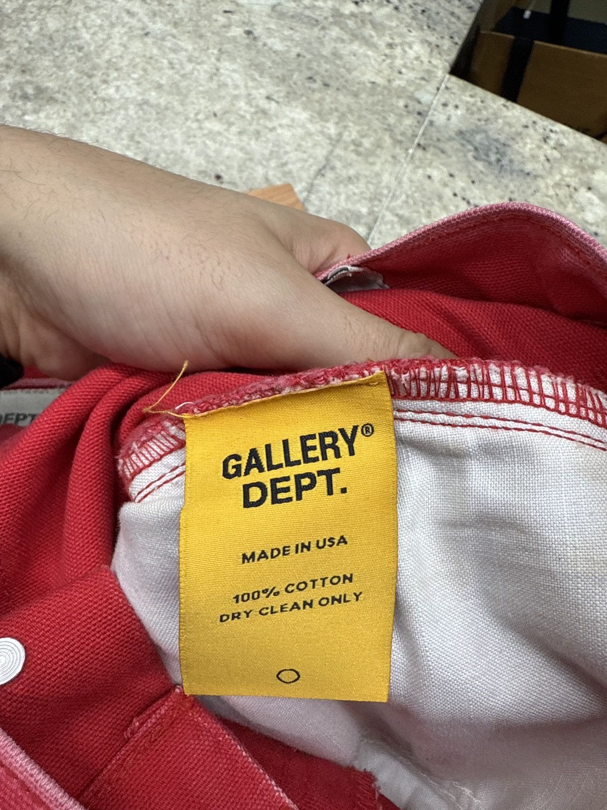 Gallery Dept. Gallery Dept Red Carpenters Size US 34 / EU 50 - 14 Thumbnail