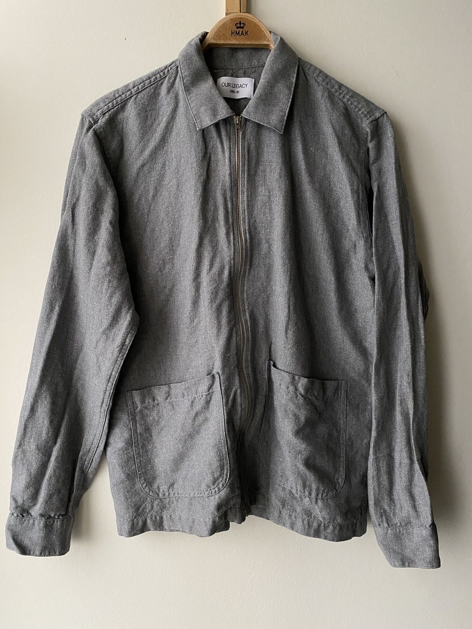 Pre-owned Our Legacy 50/l - Linen/cotton Zip Jacket