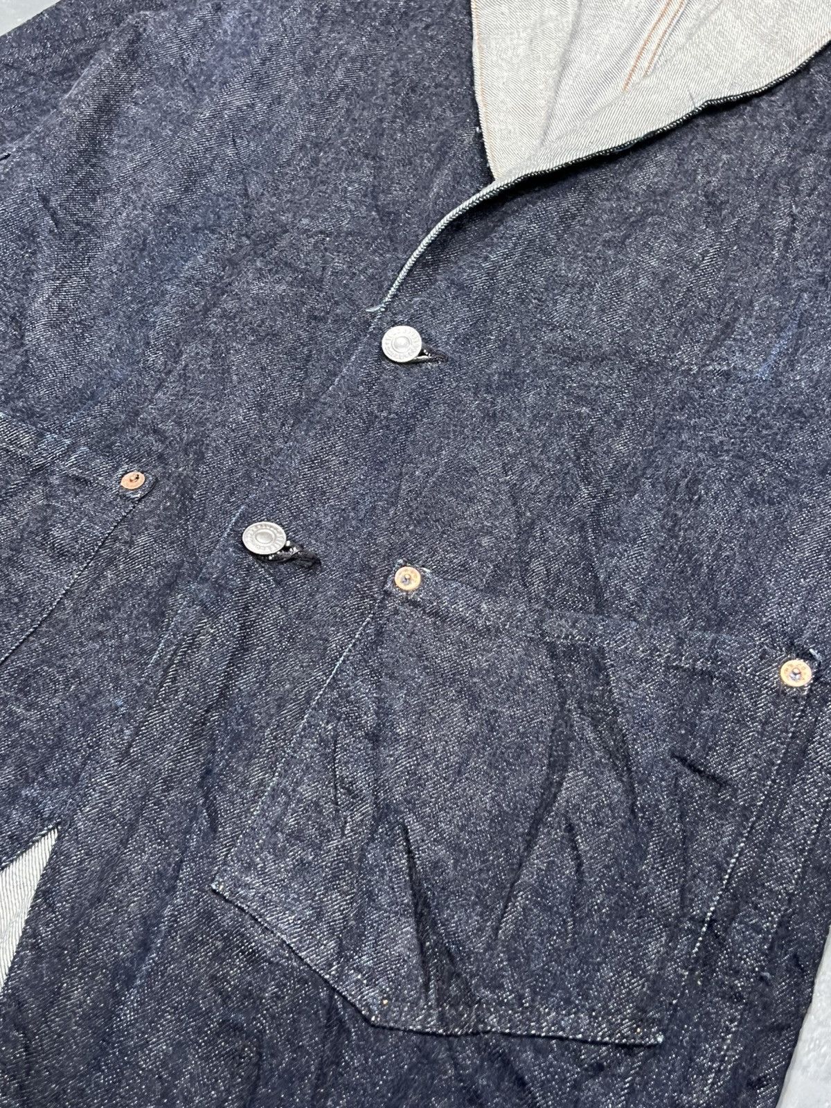 Other Japanese Denim Blazer C.S.F. | Tailored Jacket | Rare Size 38R - 8 Thumbnail