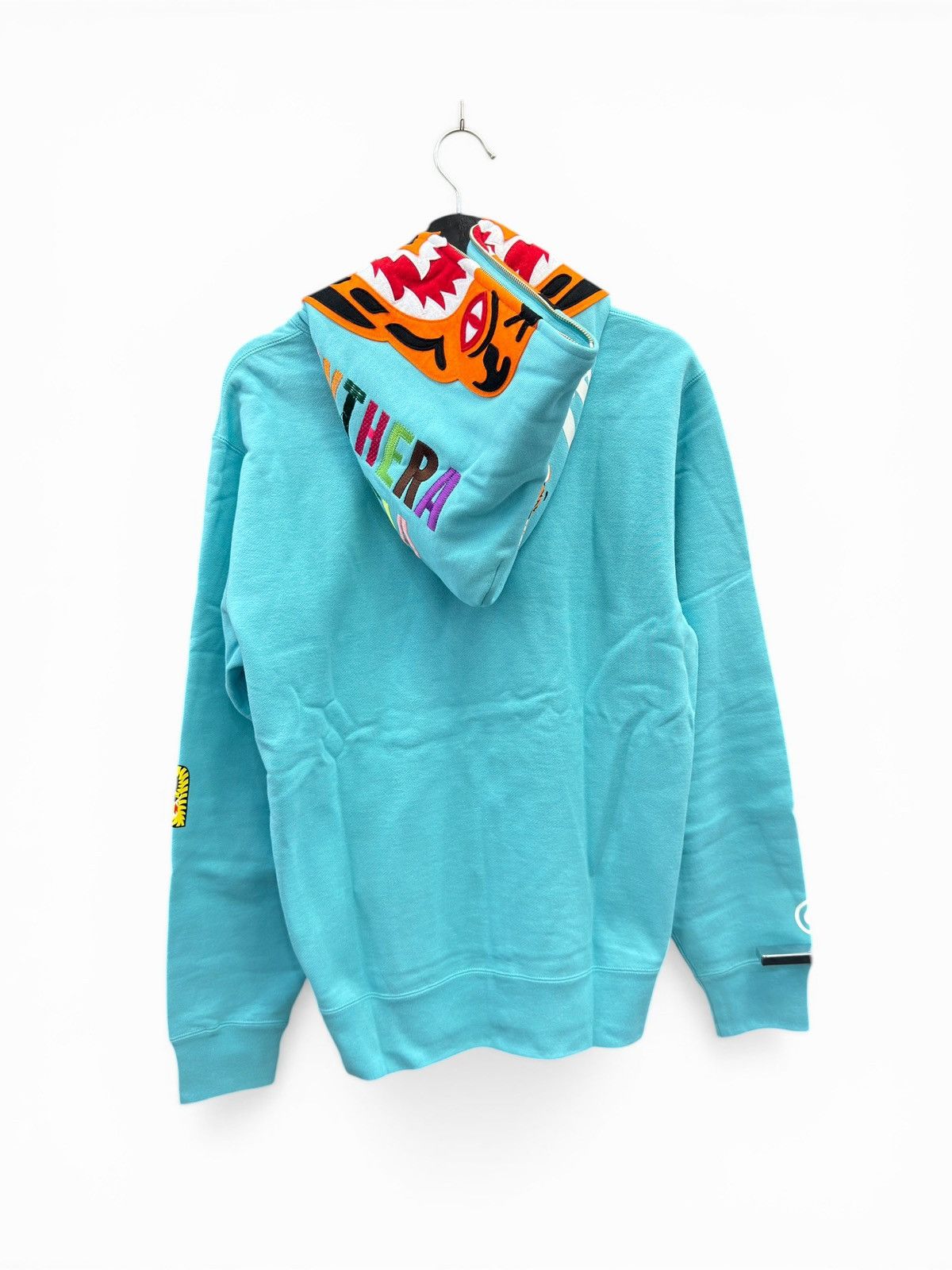 Bape Tiger Cyan Zip Up Hoodie