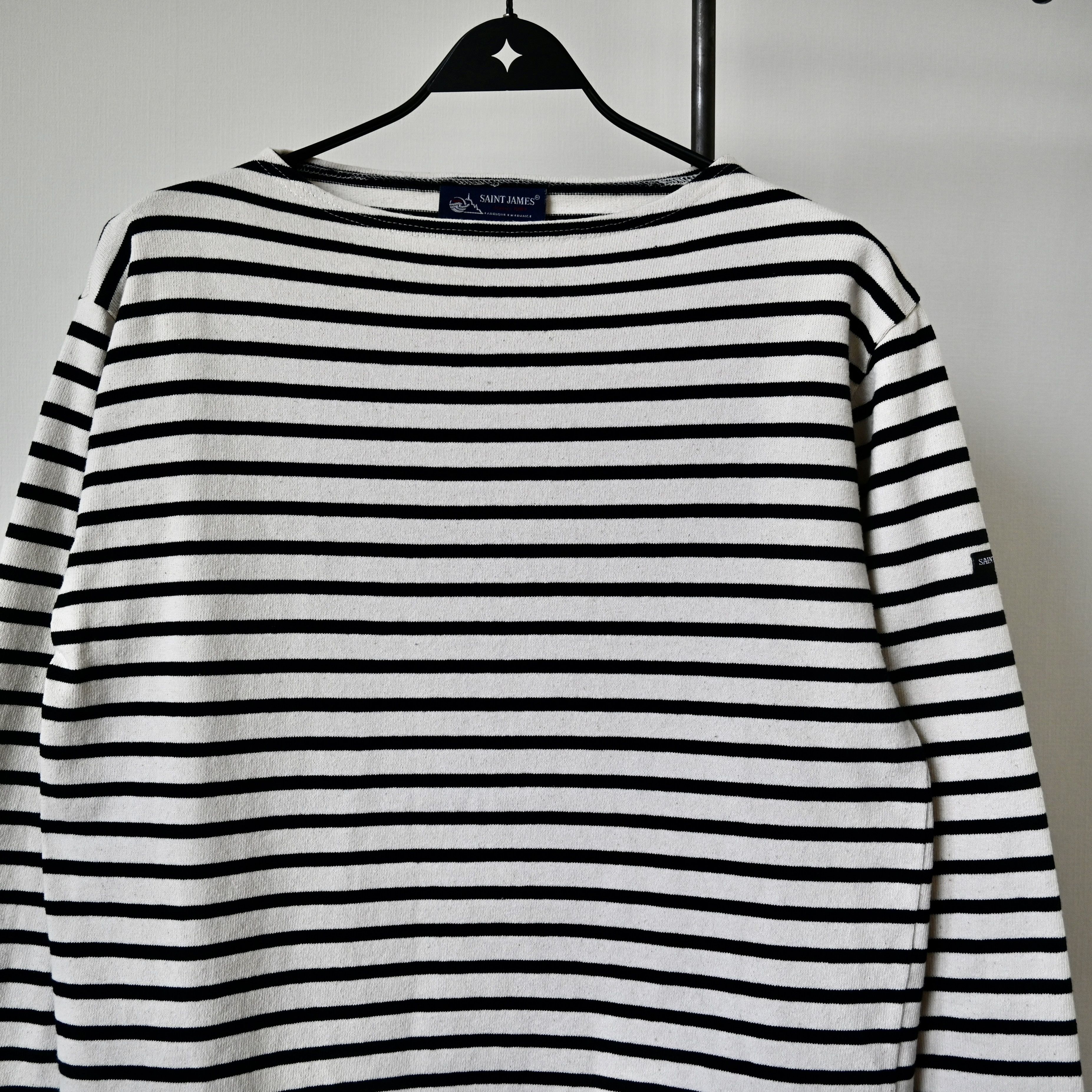 Saint James SAINT JAMES "OUESSON" heavyweight cotton breton shirt, 4/M Size US M / EU 48-50 / 2 - 4 Thumbnail