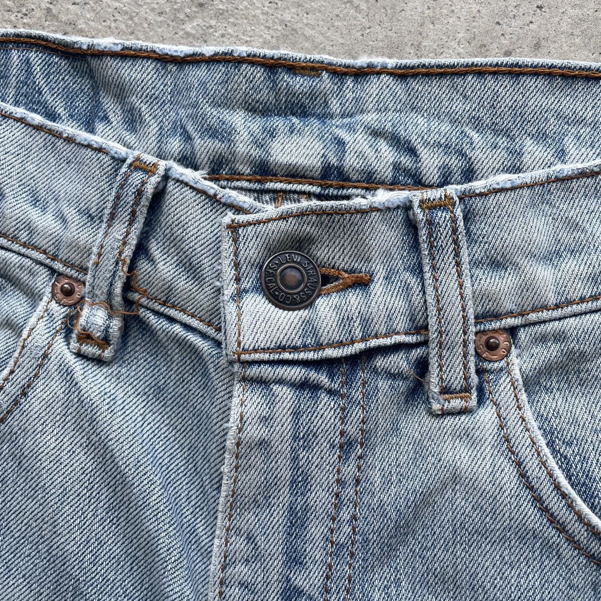 Levi's Vintage Clothing Vintage Levi’s 512 Wash Distressed Jeans Faded Denim Pants Size US 28 / EU 44 - 7 Thumbnail