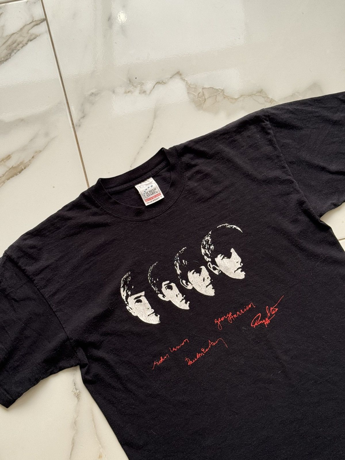 Band Tees Vintage 1999 The Beatles Promo Band T Shirt Size US L / EU 52-54 / 3 - 1 Thumbnail
