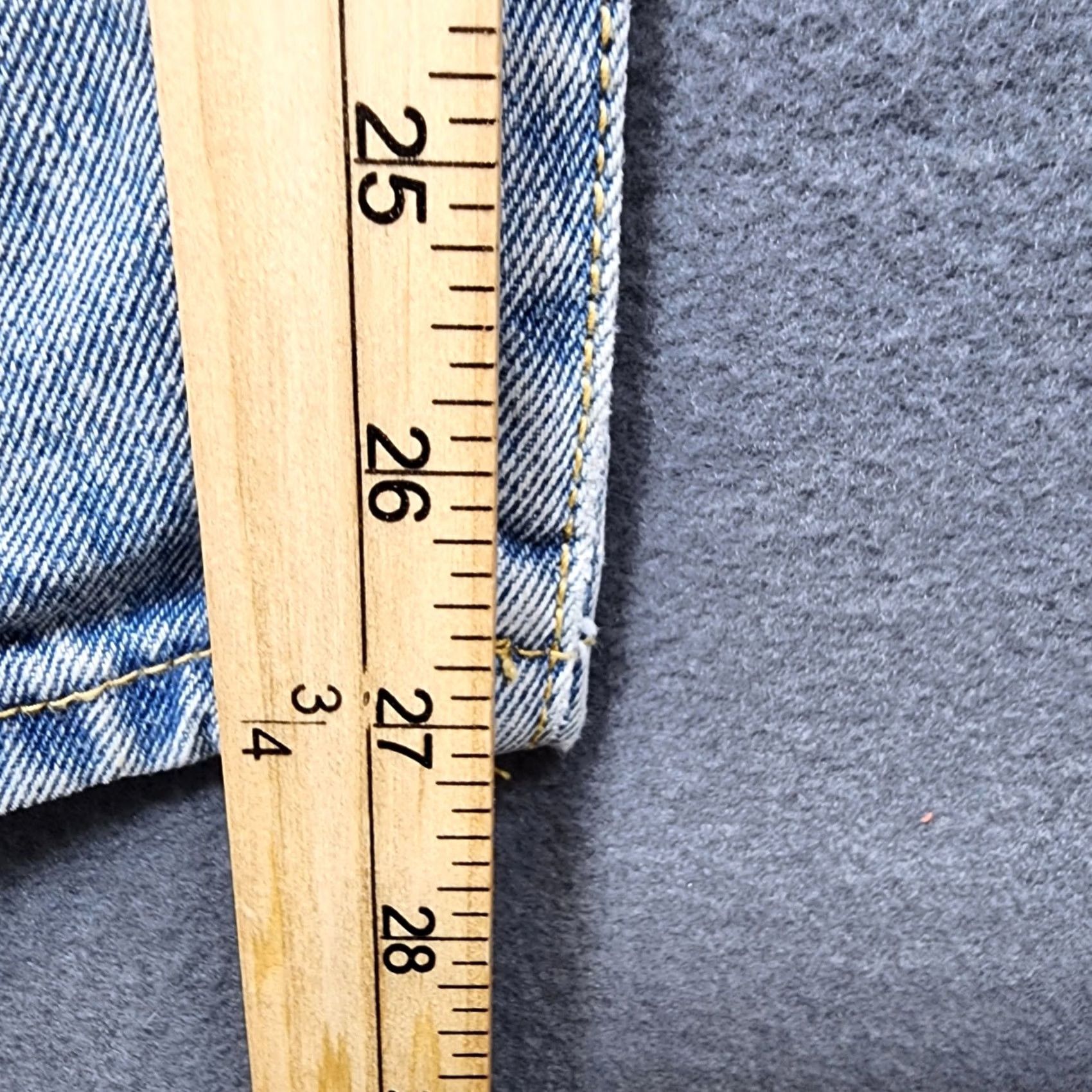 PRINCESS POLLY Princess Polly Womens Jeans Size 4 Blue Denim Light Wash Cotton High Rise Ankle Size 27" / US 4 / IT 40 - 5 Thumbnail