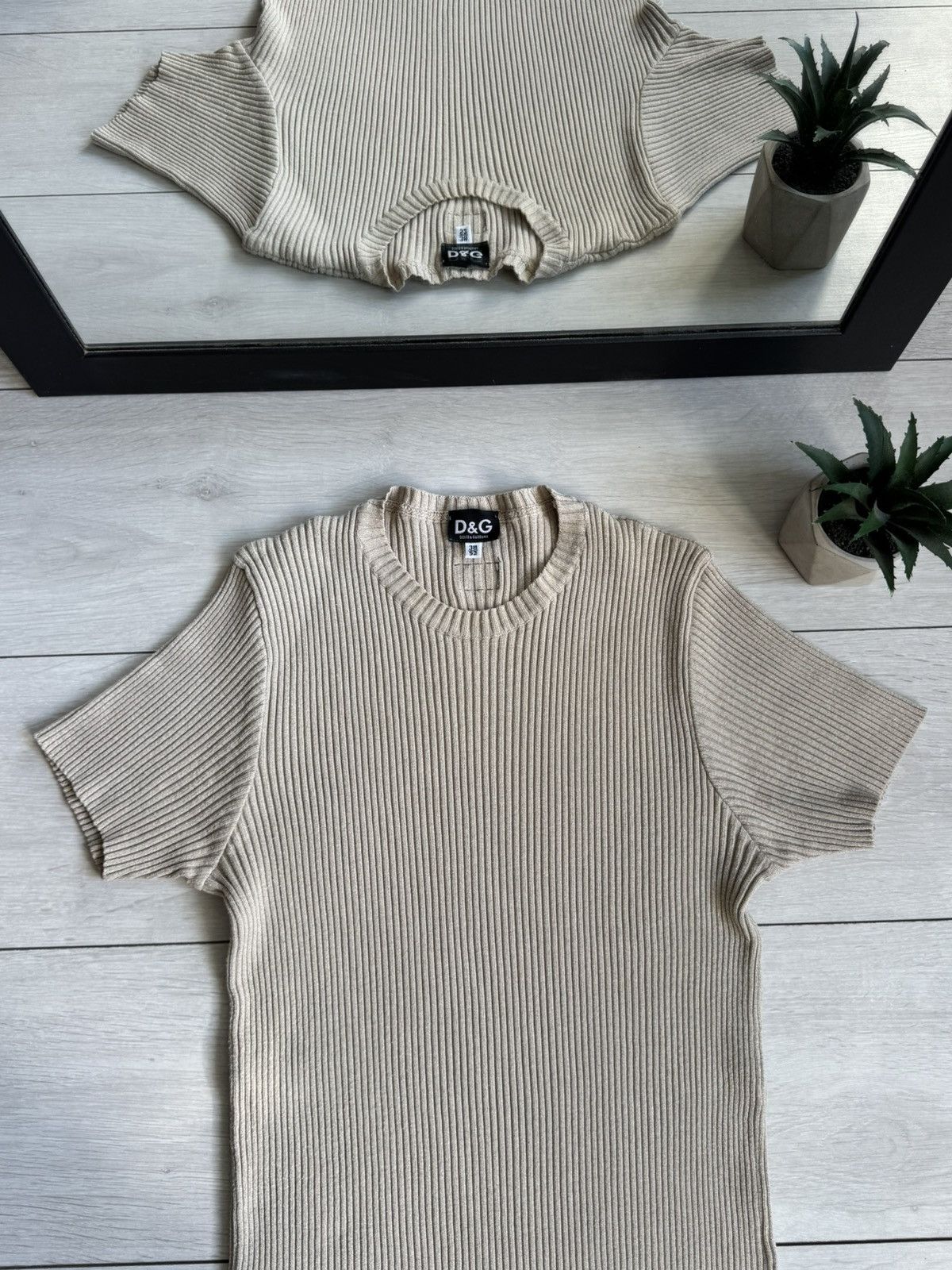 Dolce & Gabbana Vintage Dolce & Gabbana Knitted T-shirt Size M / US 6-8 / IT 42-44 - 5 Thumbnail