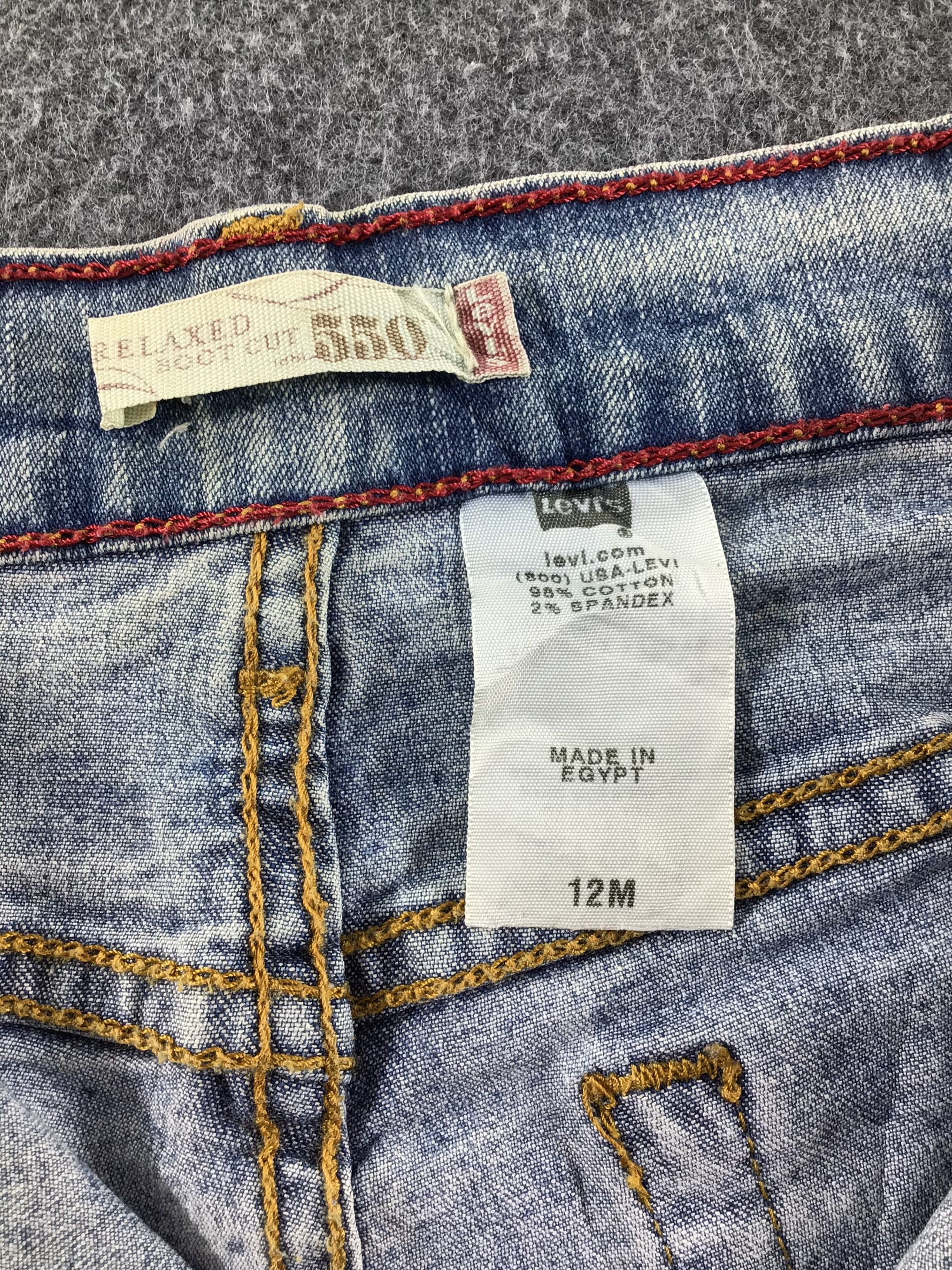 Levi's Vintage Levis 550 Jeans Faded Blue Denim -J555 Size US 32 / EU 48 - 10 Thumbnail