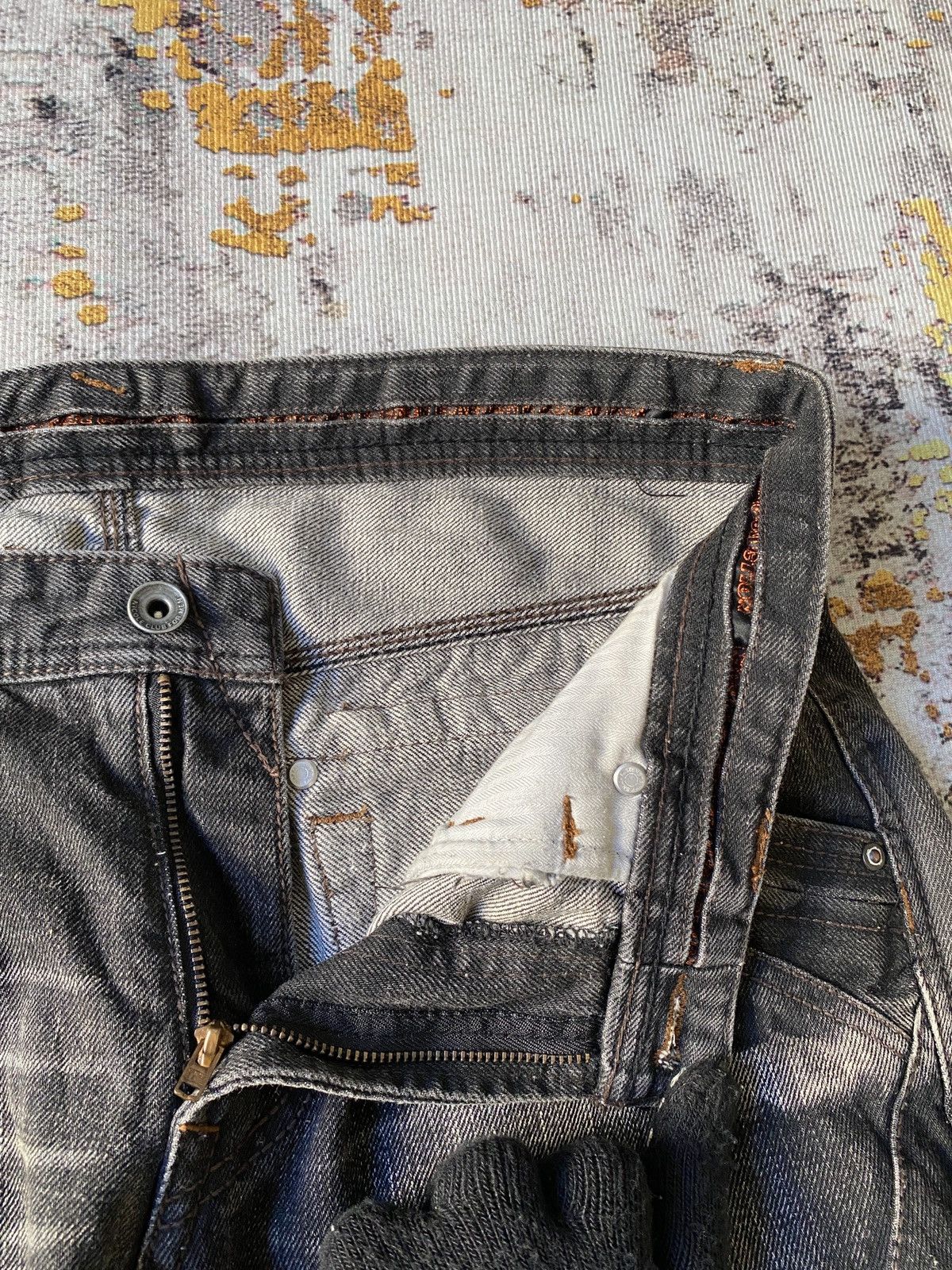 Tornado Mart Nico Club For Men NCFM Claws Mark Design Flare Denim Size US 34 / EU 50 - 13 Thumbnail