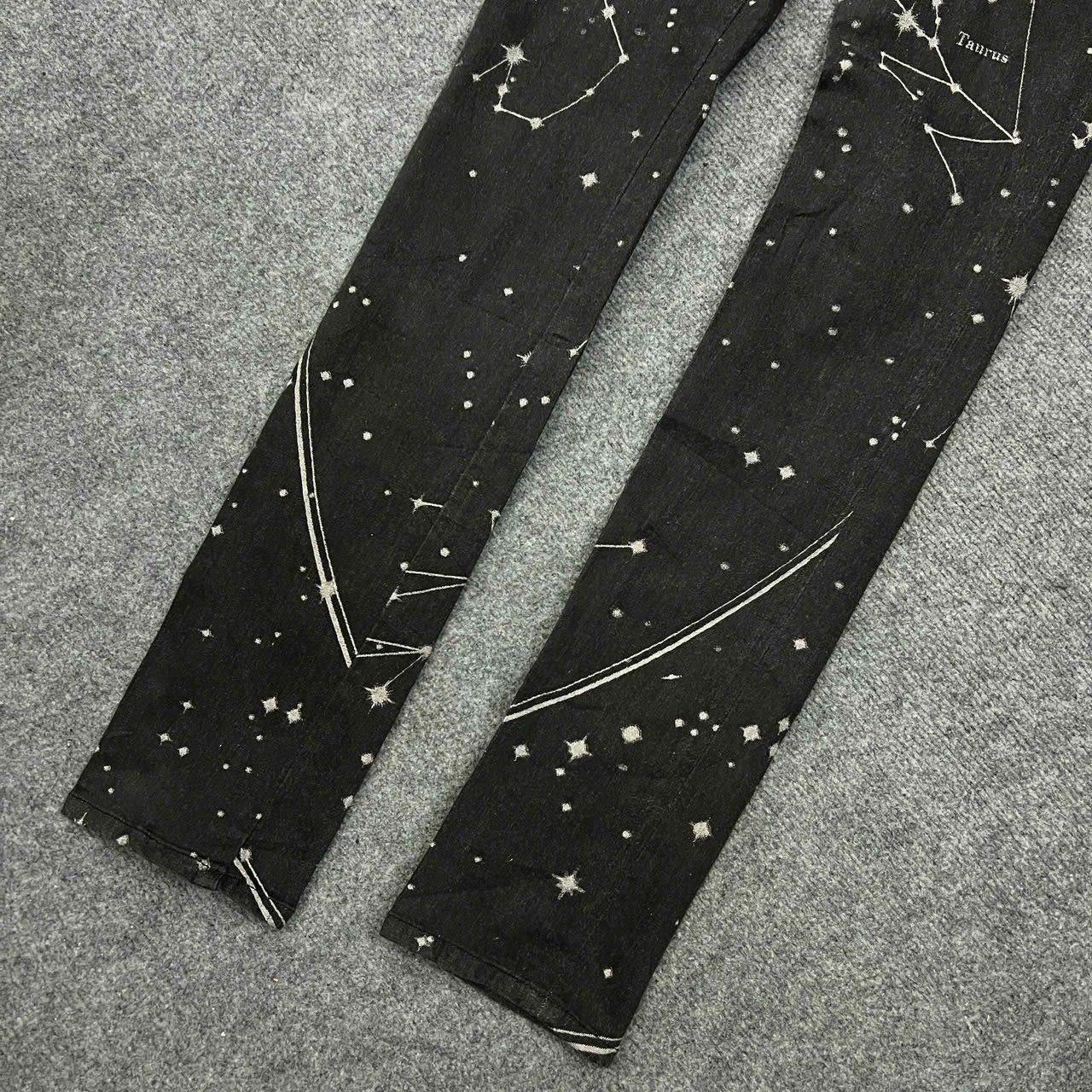 Issey Miyake × Japanese Brand Issey Miyake - SS04 Astronomy Jacquard Stretch Denim Jeans Size US 28 / EU 44 - 3 Thumbnail