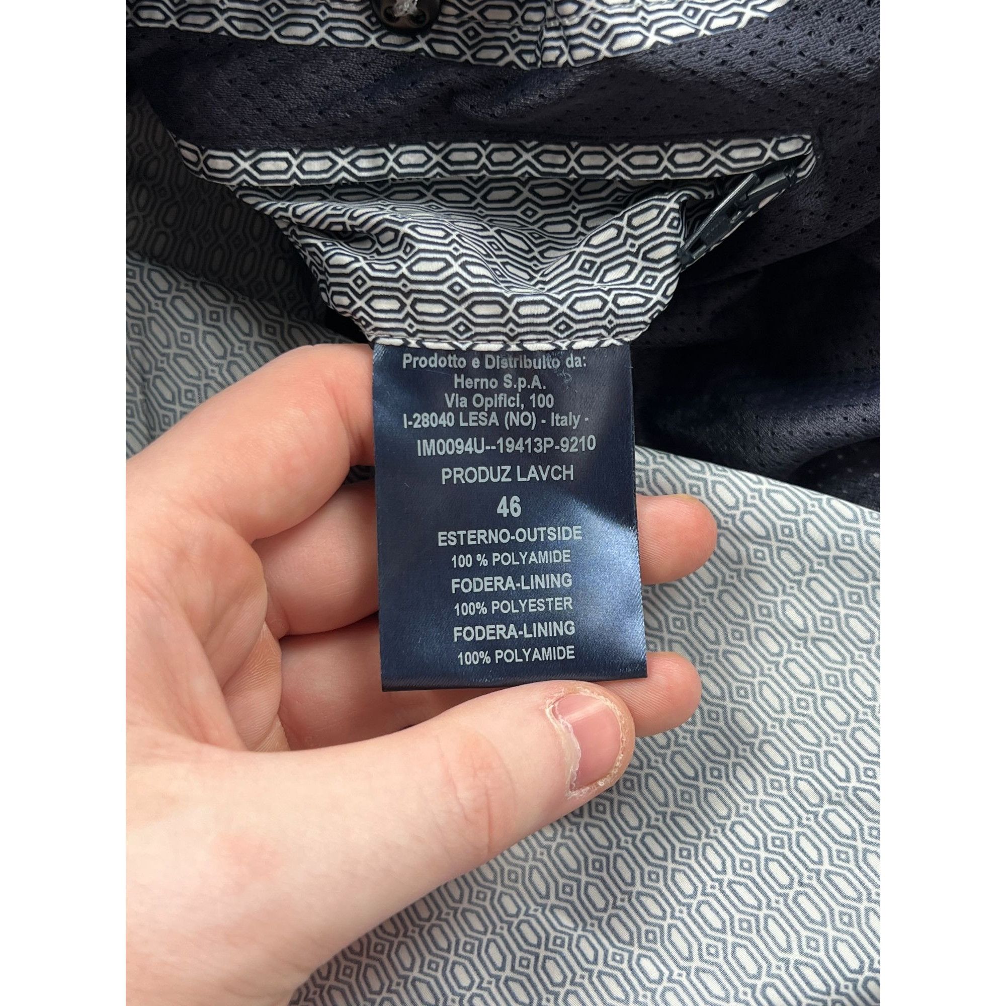 Herno Herno Patterned Nylon Trench Coat (Y0720) Size US S / EU 44-46 / 1 - 8 Thumbnail