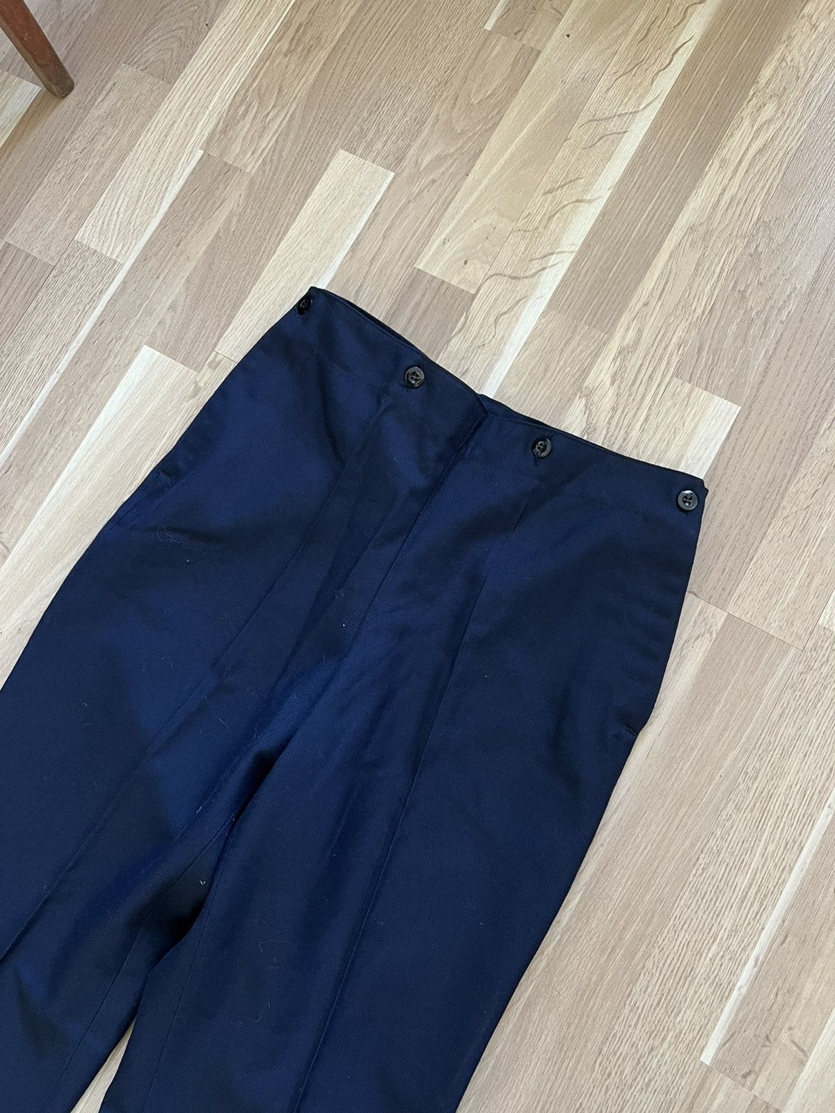 Other Vintage 70s workwear French wool pants army blue archive Size US 34 / EU 50 - 5 Thumbnail