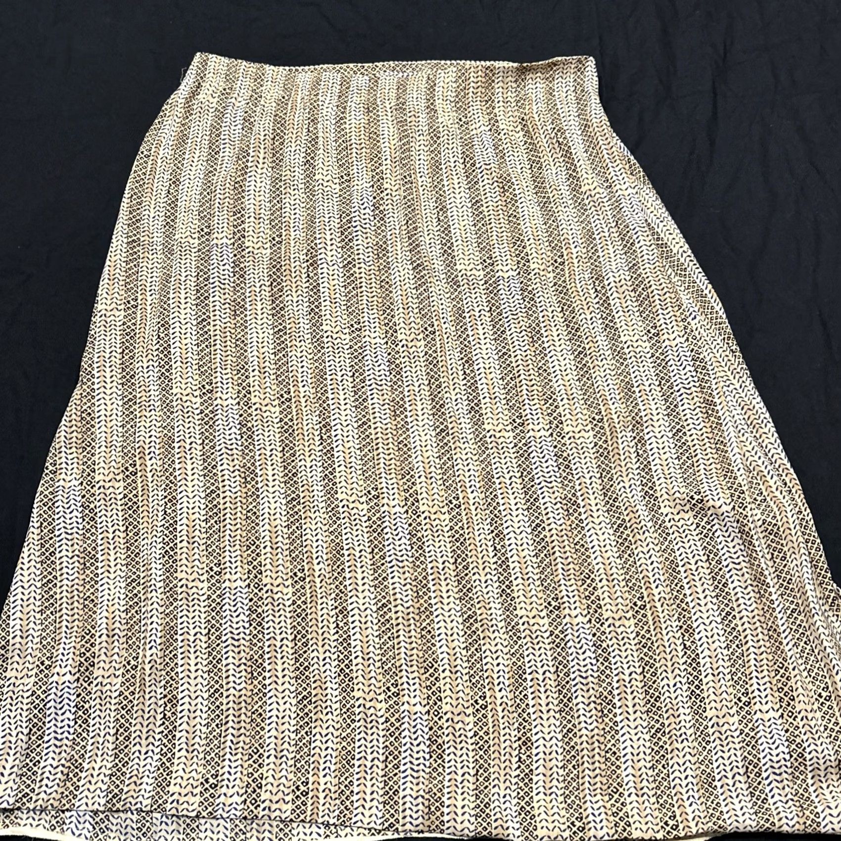 Vintage VTG Ship N Shore Skirt Womens L Polyester A Line A33 Size 36" / US 14 / IT 50 - 4 Thumbnail