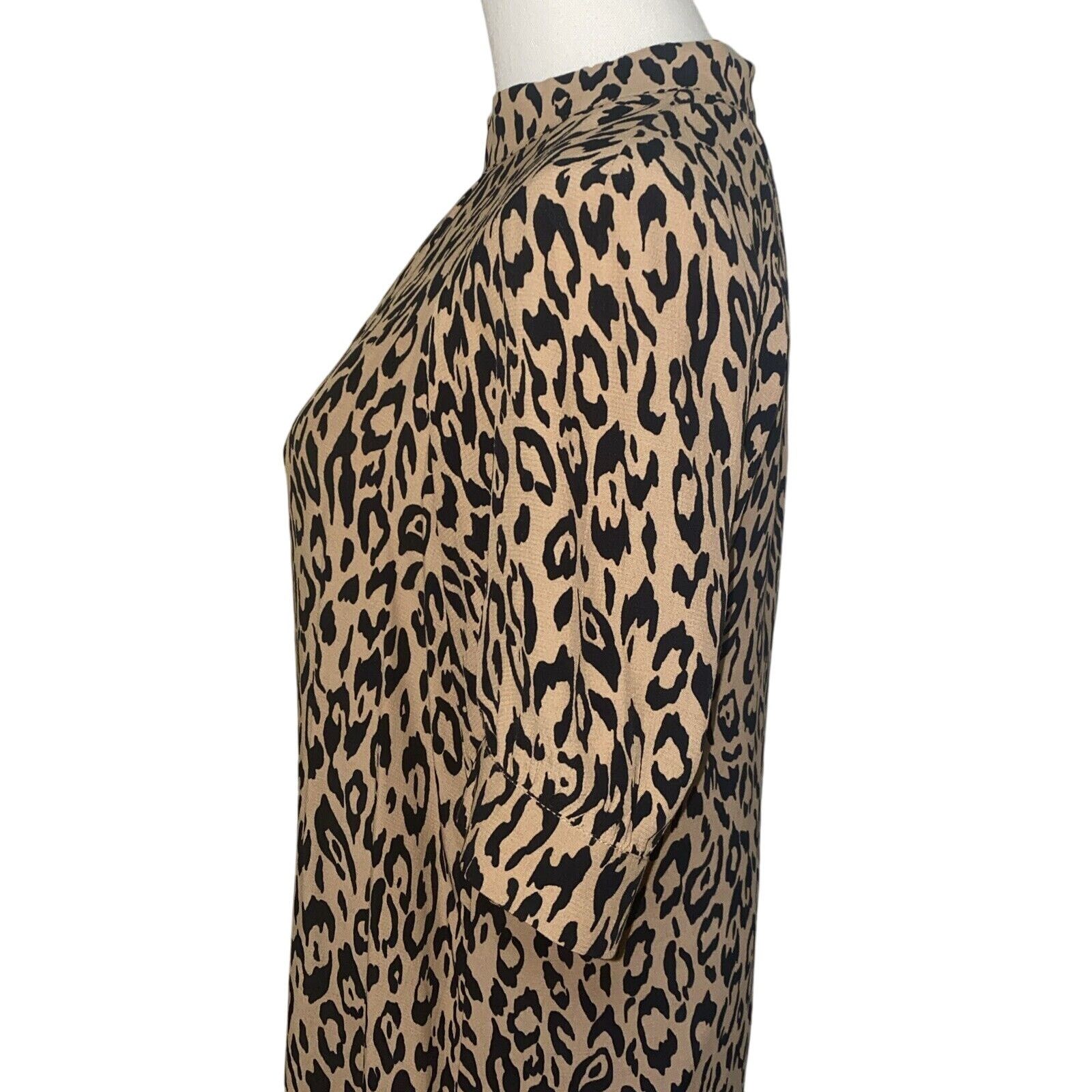 Anthropologie Anthropologie Leopard Maxi Dress size XS Size XS / US 0-2 / IT 36-38 - 3 Thumbnail