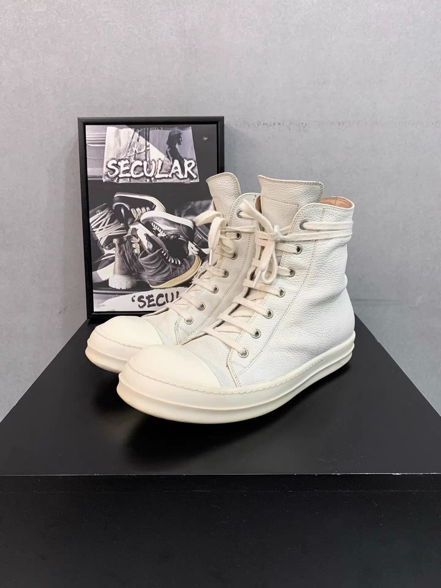 Rick Owens Rick Owens Mint Green Mainline Ramones K34 Size US 8 / EU 41 - 2 Thumbnail