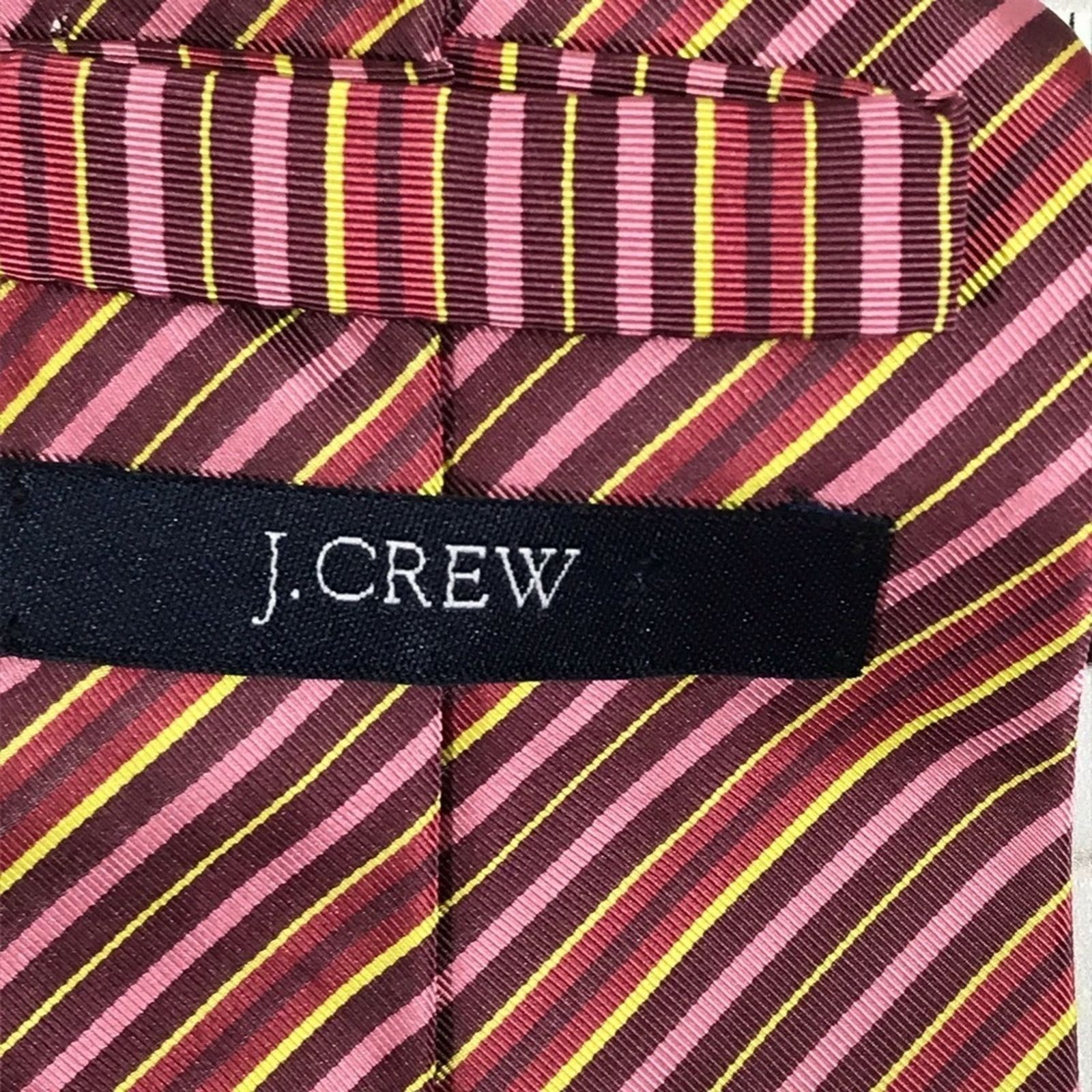 Other Men’s J.Crew Silk Blend Striped Tie Size 28 - 3 Thumbnail