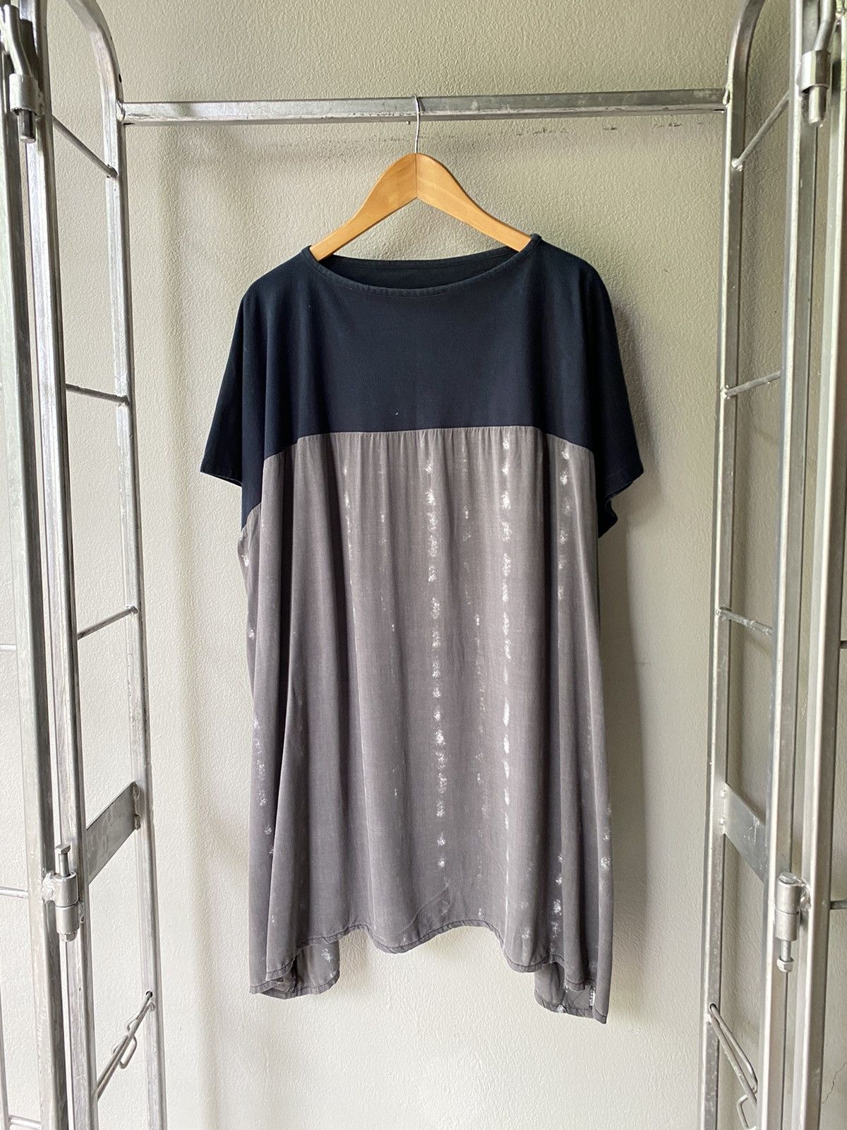Maison Margiela MM6 Maison Margiela Blue/Grey Square T-Shirt Size M / US 6-8 / IT 42-44 - 2 Thumbnail