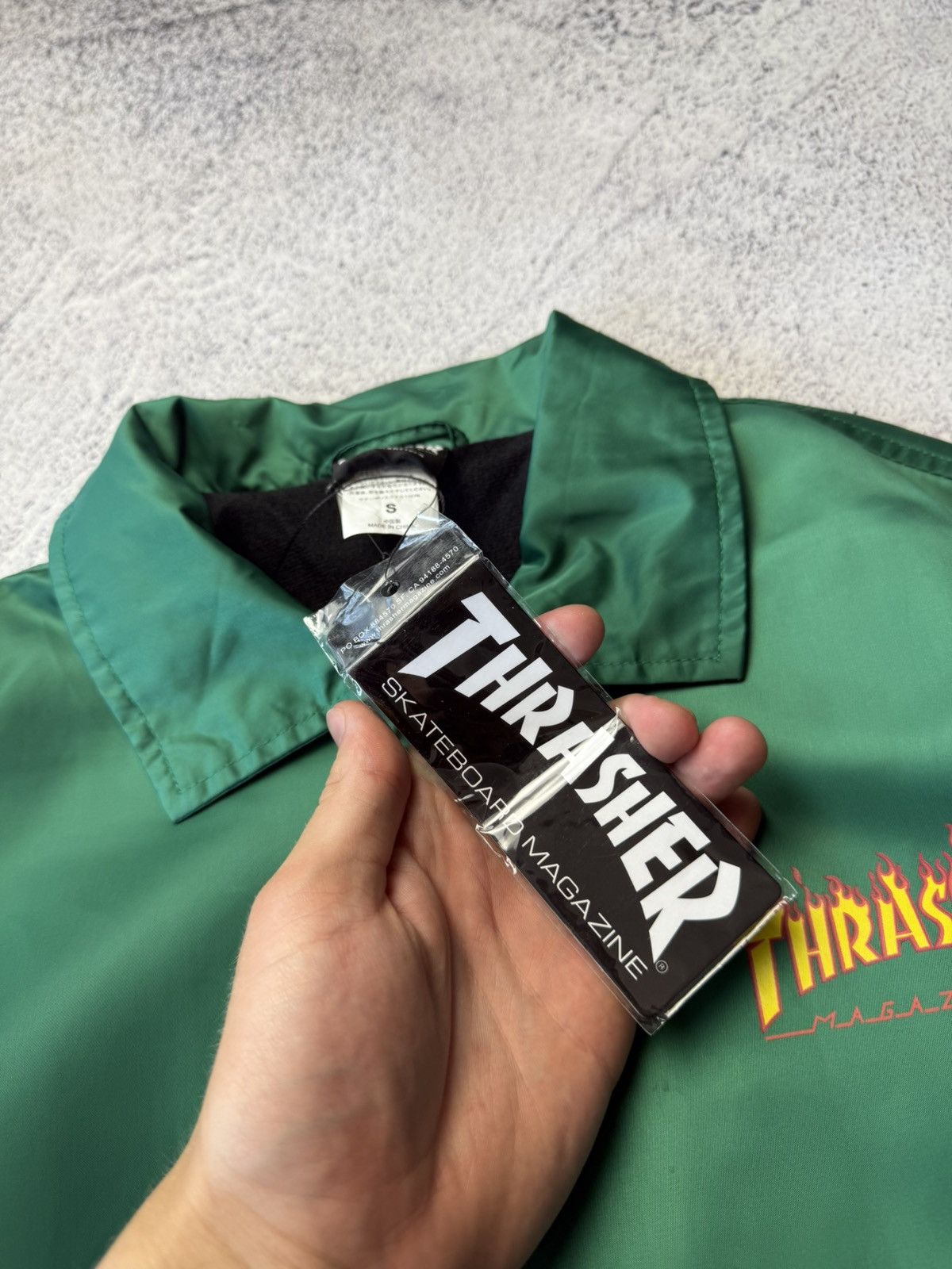 Thrasher VINTAGE THRASHER COACH JACKET SK8 Rare Size US S / EU 44-46 / 1 - 9 Thumbnail