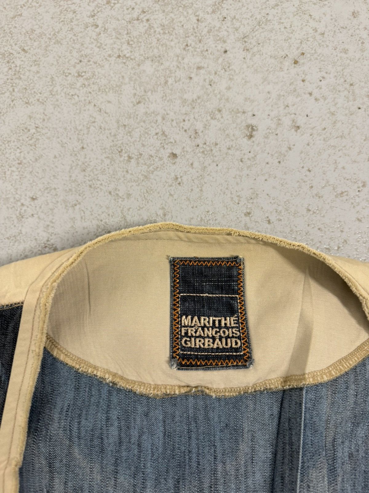 Marithe + Francois Girbaud Vintage 00s Marithe Francois Girbaud Denim Vest Size S / US 4 / IT 40 - 3 Thumbnail