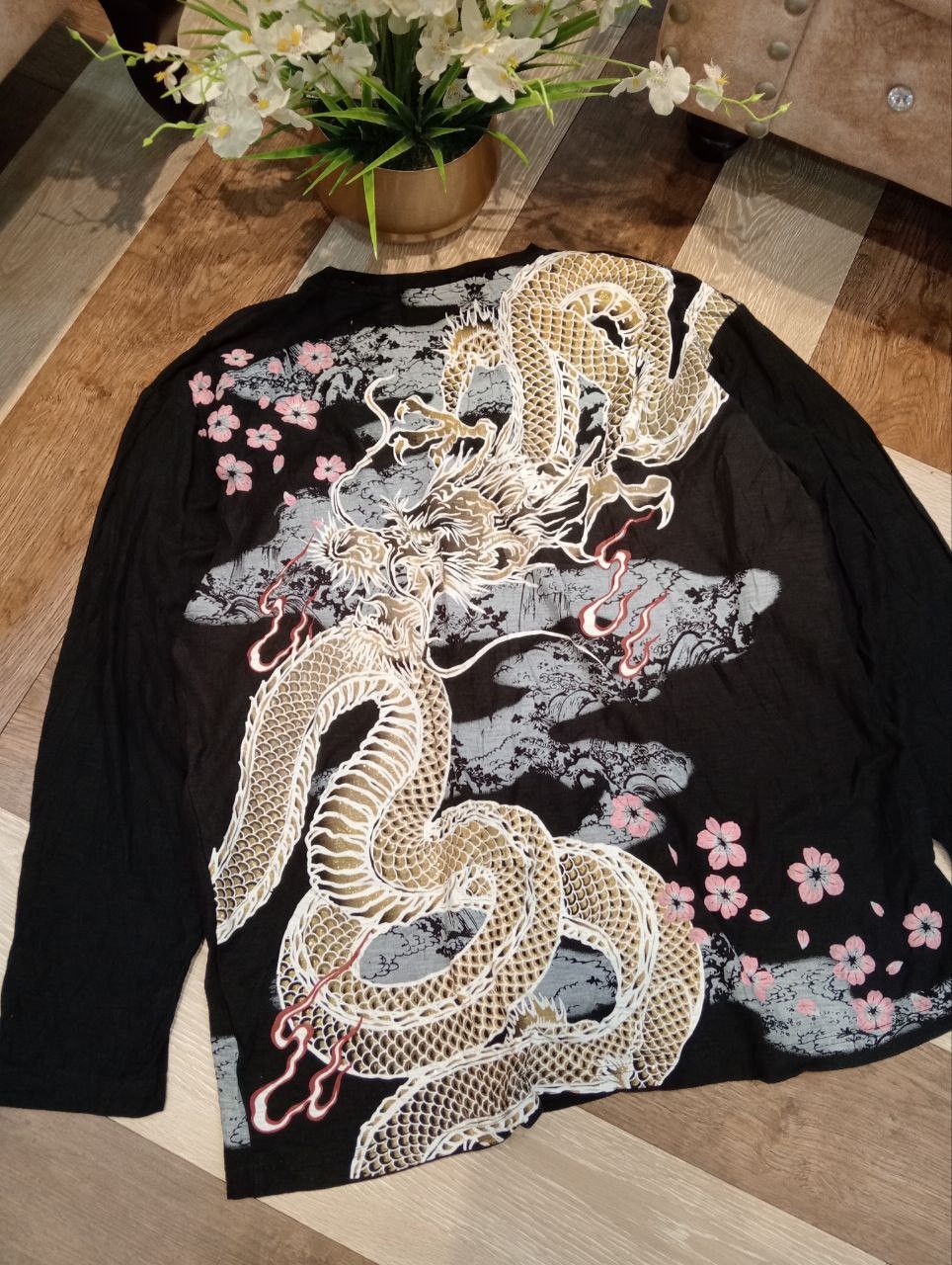Karakuri Tamashii JAPANESE DURANTE SUKAJAN DRAGON VINTAGE OVERPRINT TSHIRT Size US XXL / EU 58 / 5 - 2 Thumbnail