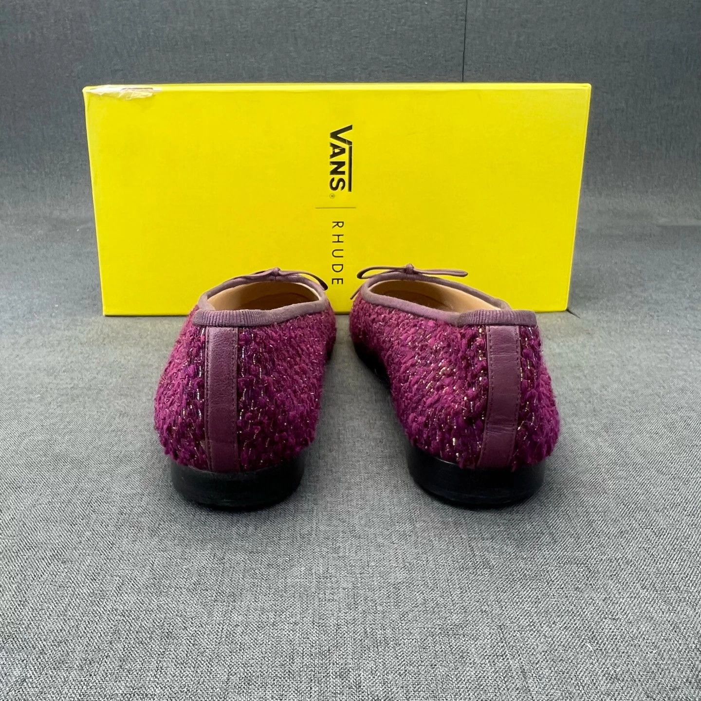 Chanel Chanel tweed purple 37.5 ballet flats box like new Size US 6.5 / IT 36.5 - 5 Thumbnail