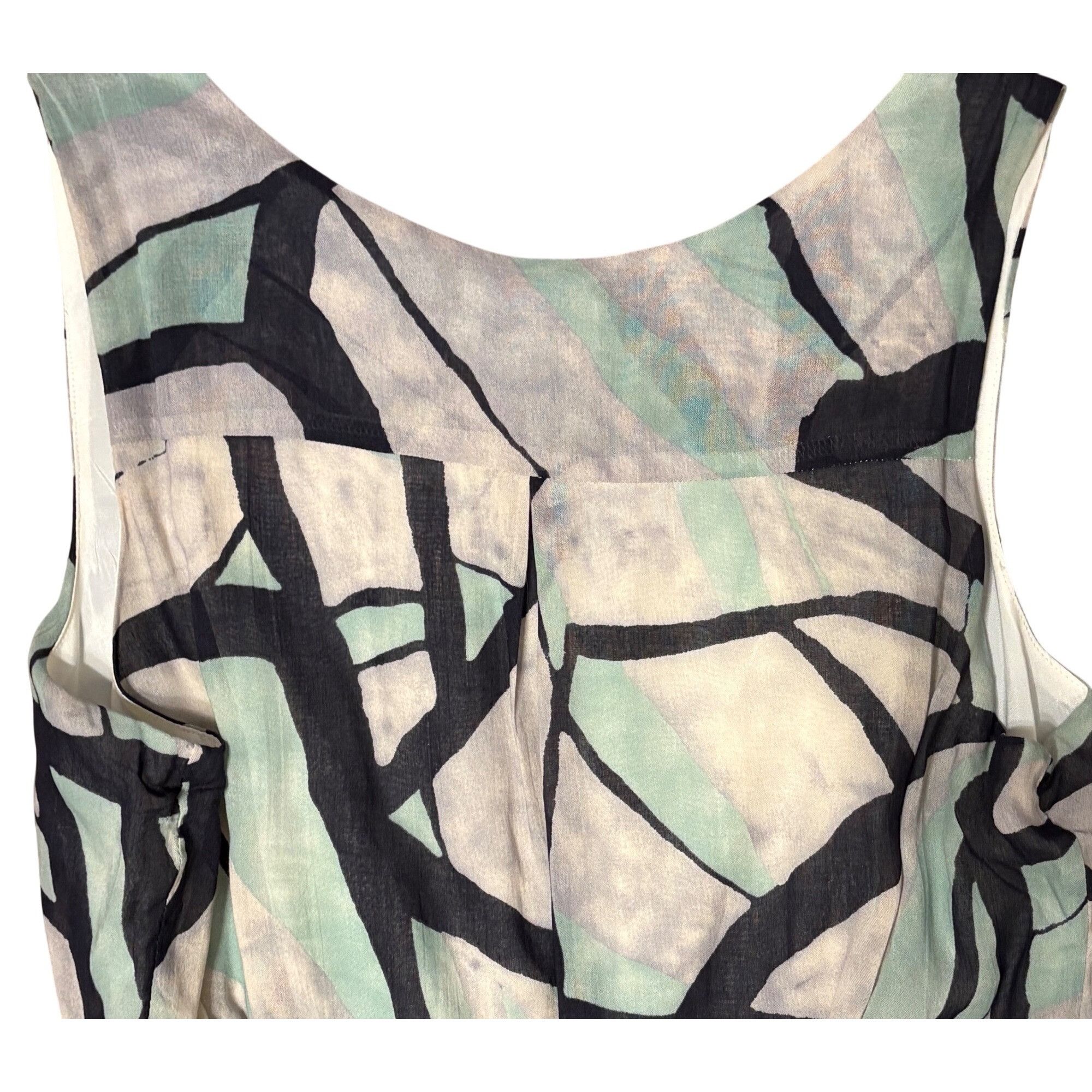 Anthropologie $98 NWT Anthropologie Odille M Dress Damselfly Sundress Gree Size M / US 6-8 / IT 42-44 - 6 Thumbnail