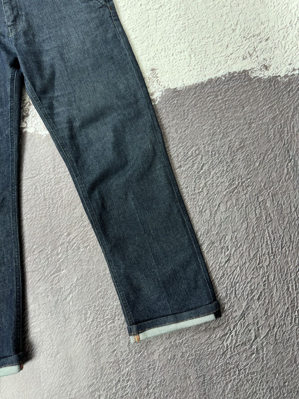 Indigo Pantaloni Torino PT05 cropped Jeans Grunge Relaxed Fit Dark Size US 33 - 6 Thumbnail
