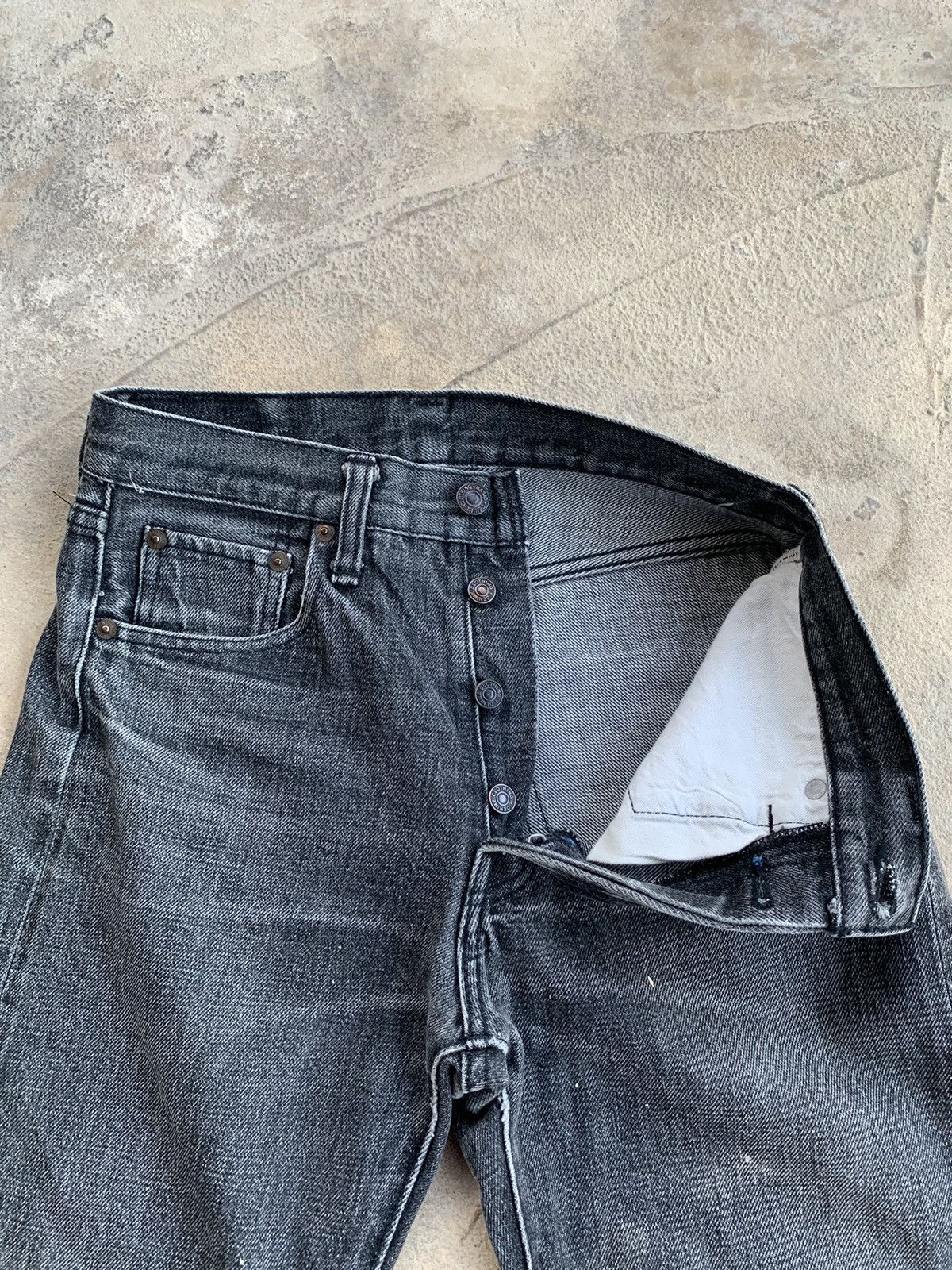 Denime × Japanese Brand Denime Selvedge Distressed Denim Size US 28 / EU 44 - 11 Thumbnail