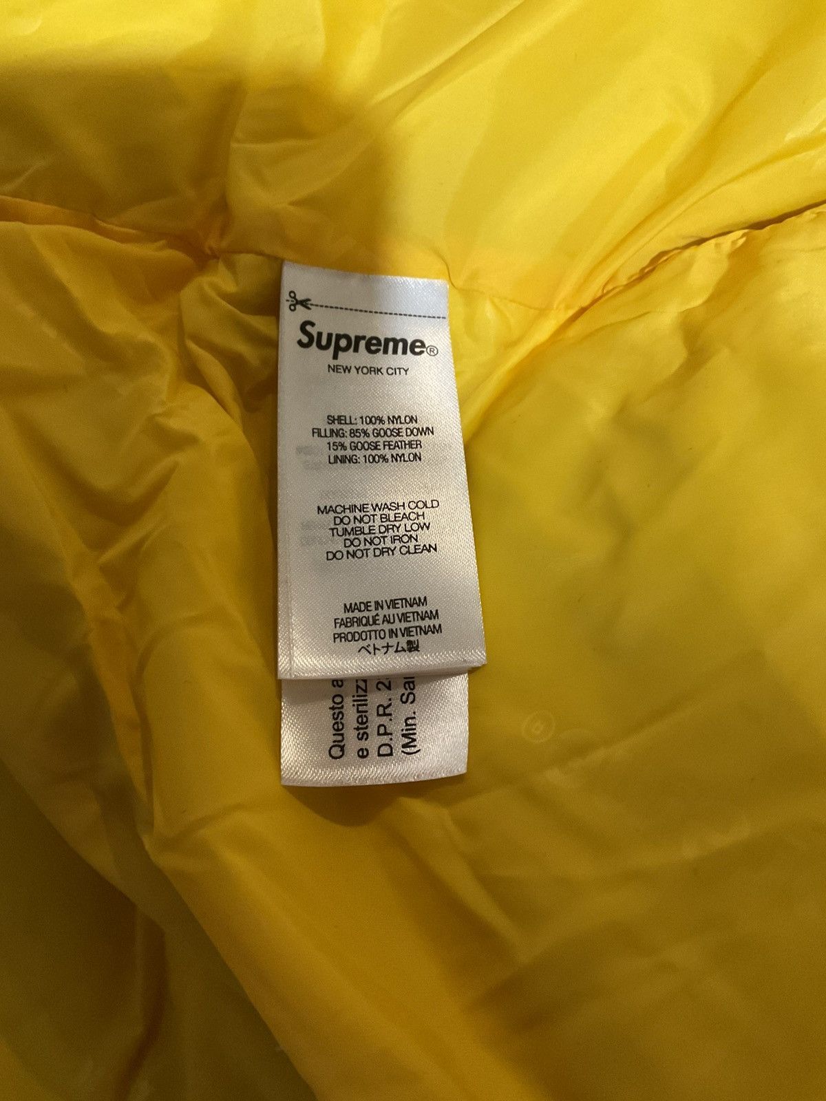 Supreme Supreme GORE-TEX 700-FILL Down Clip Parka Yellow Size US S / EU 44-46 / 1 - 8 Thumbnail