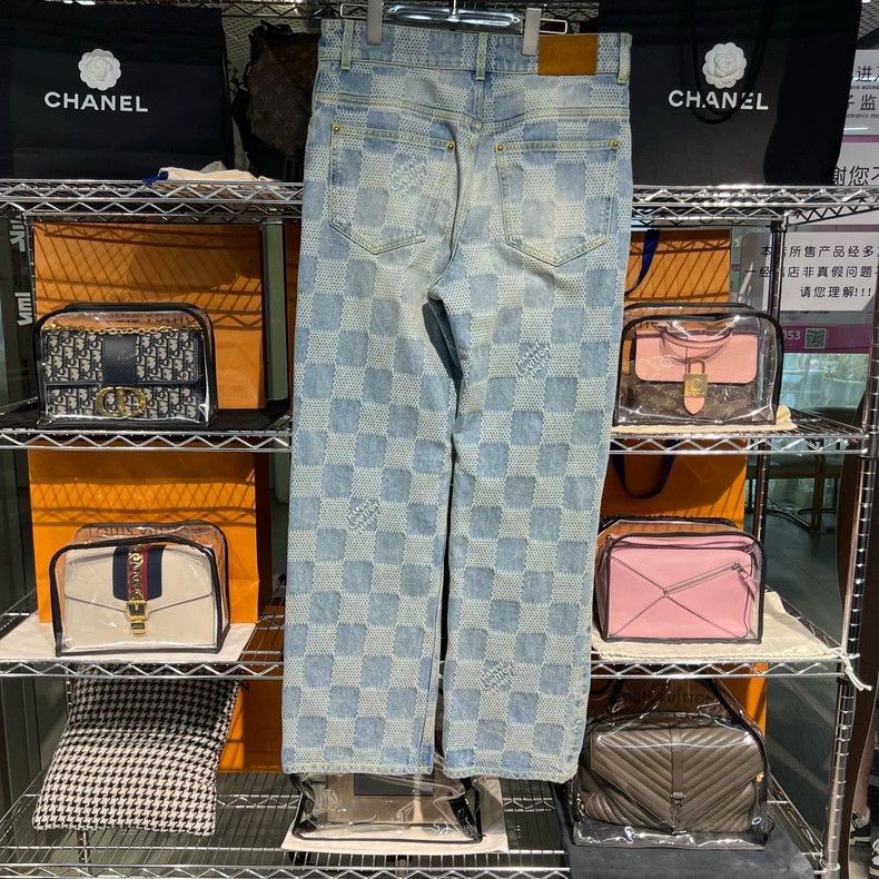 Louis Vuitton Louis Vuitton Checkerboard jeans Size US 33 - 2 Thumbnail