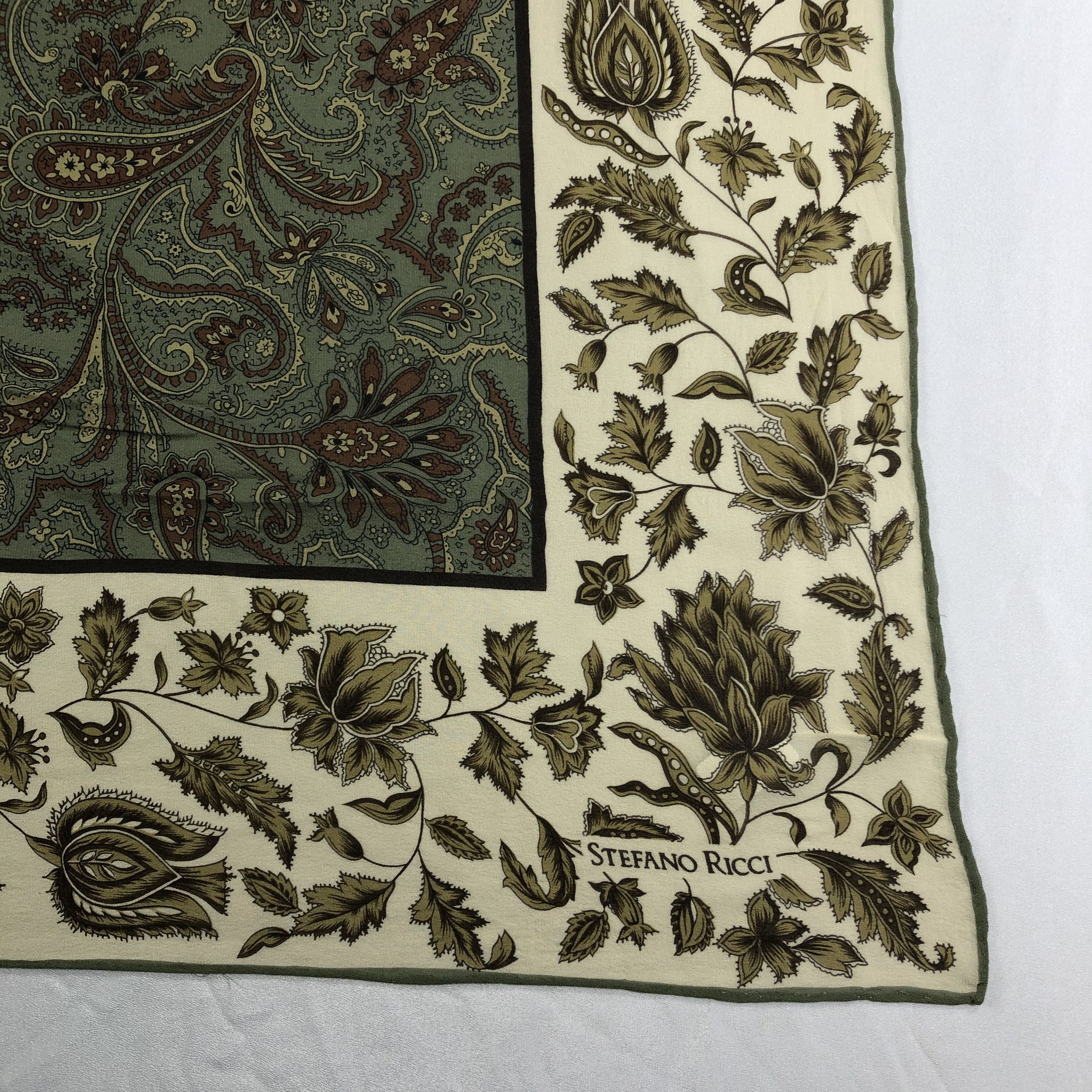 Stefano Ricci × Vintage Vintage Stefano Ricci Silk Scarf Size ONE SIZE - 4 Thumbnail