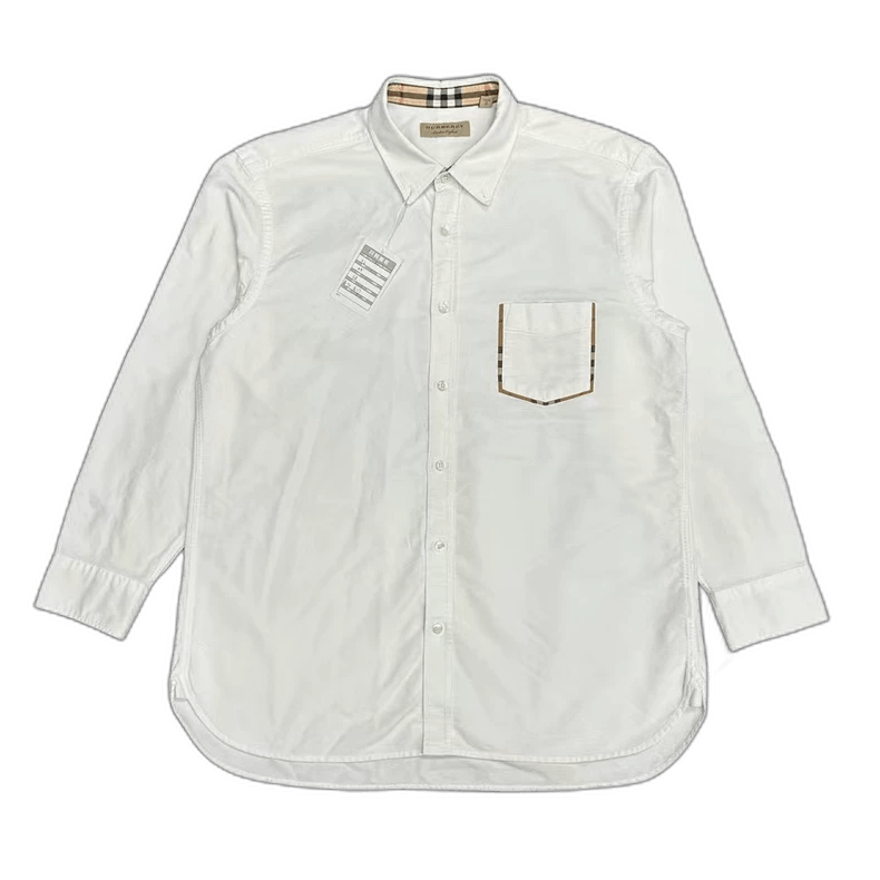 Burberry BURBERRY Check Long Sleeve Shirt XL Size US XL / EU 56 / 4 - 1 Thumbnail