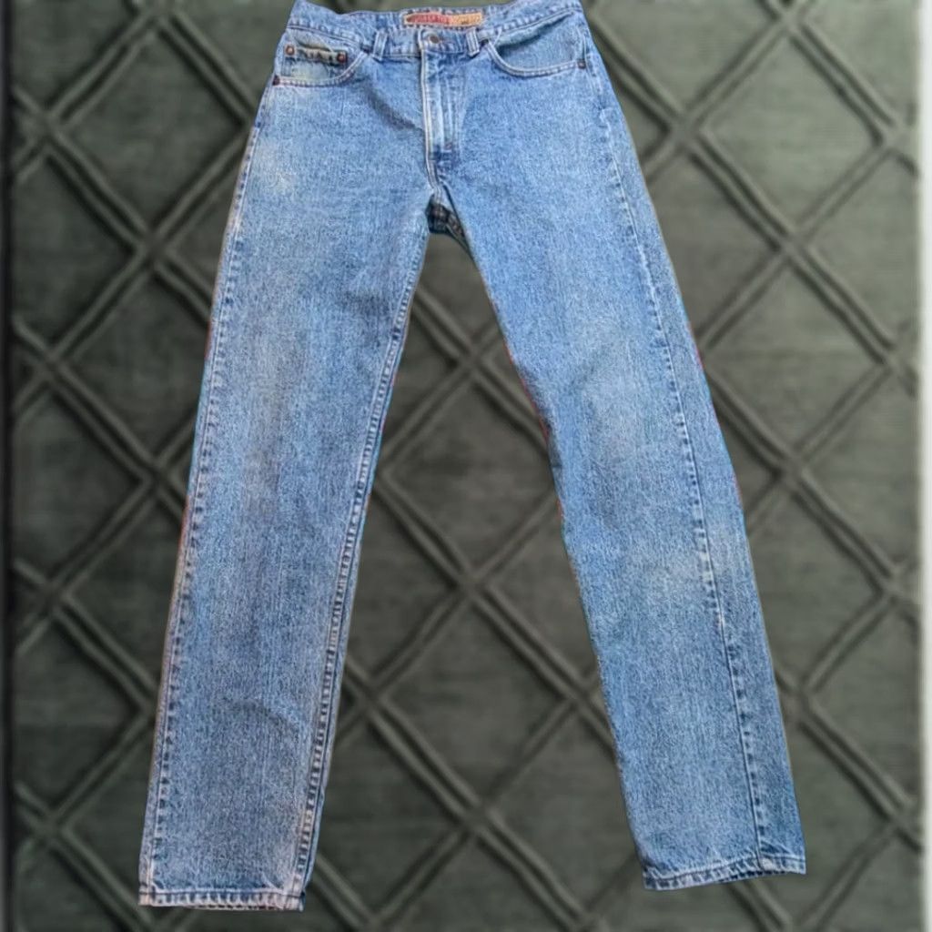 Levi's VINTAGE Levi's Silvertab Denim Jeans 32x32 Made in USA 1990s Mens Blue Straigh Size US 32 / EU 48 - 1 Thumbnail
