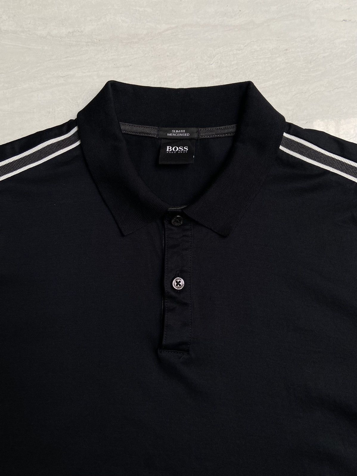 Hugo Boss HUGO BOSS Black Long T-shirt Size US S / EU 44-46 / 1 - 4 Thumbnail