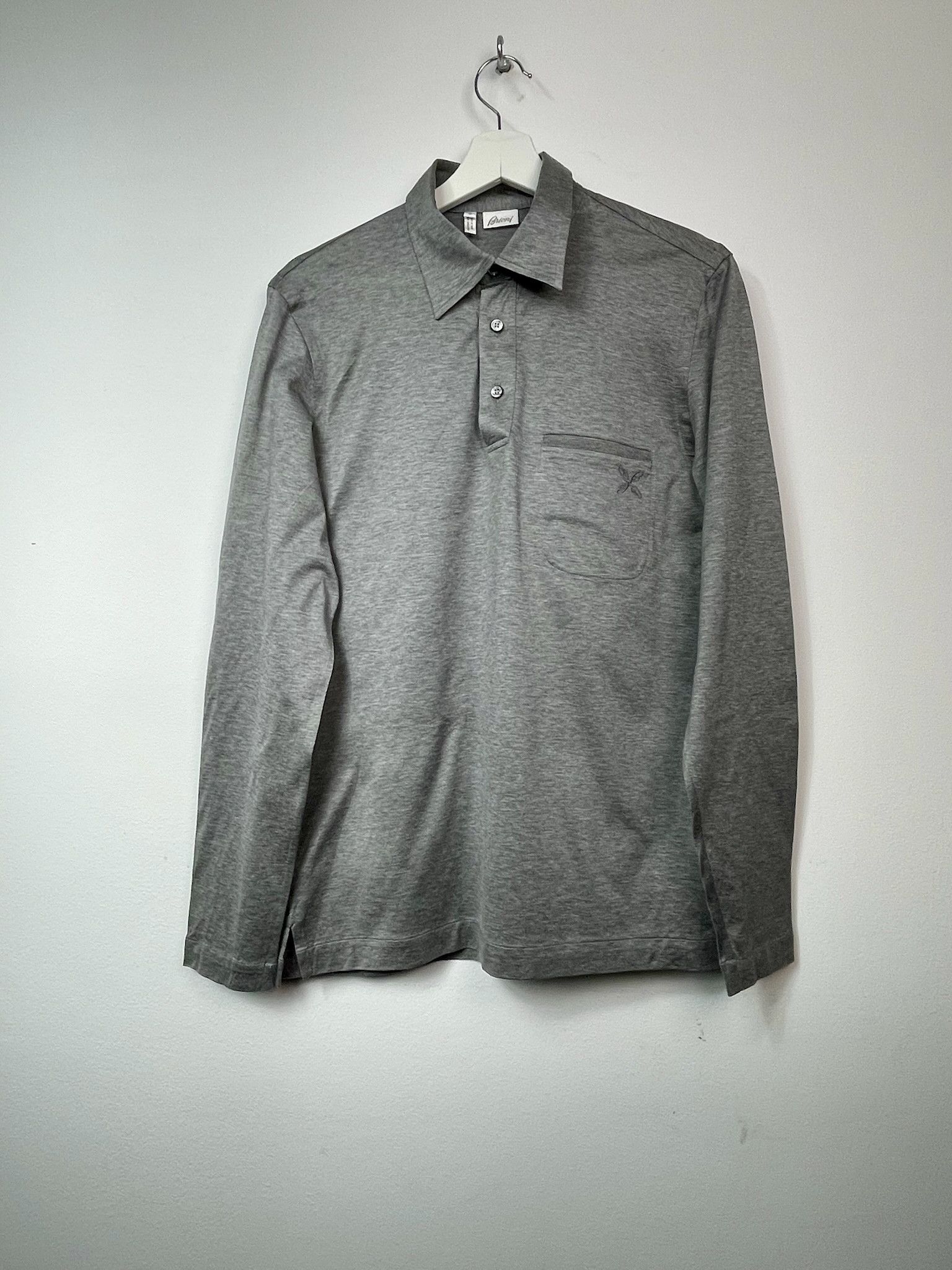 Brioni long sleeve polo shirt Size US S / EU 44-46 / 1 - 1 Thumbnail