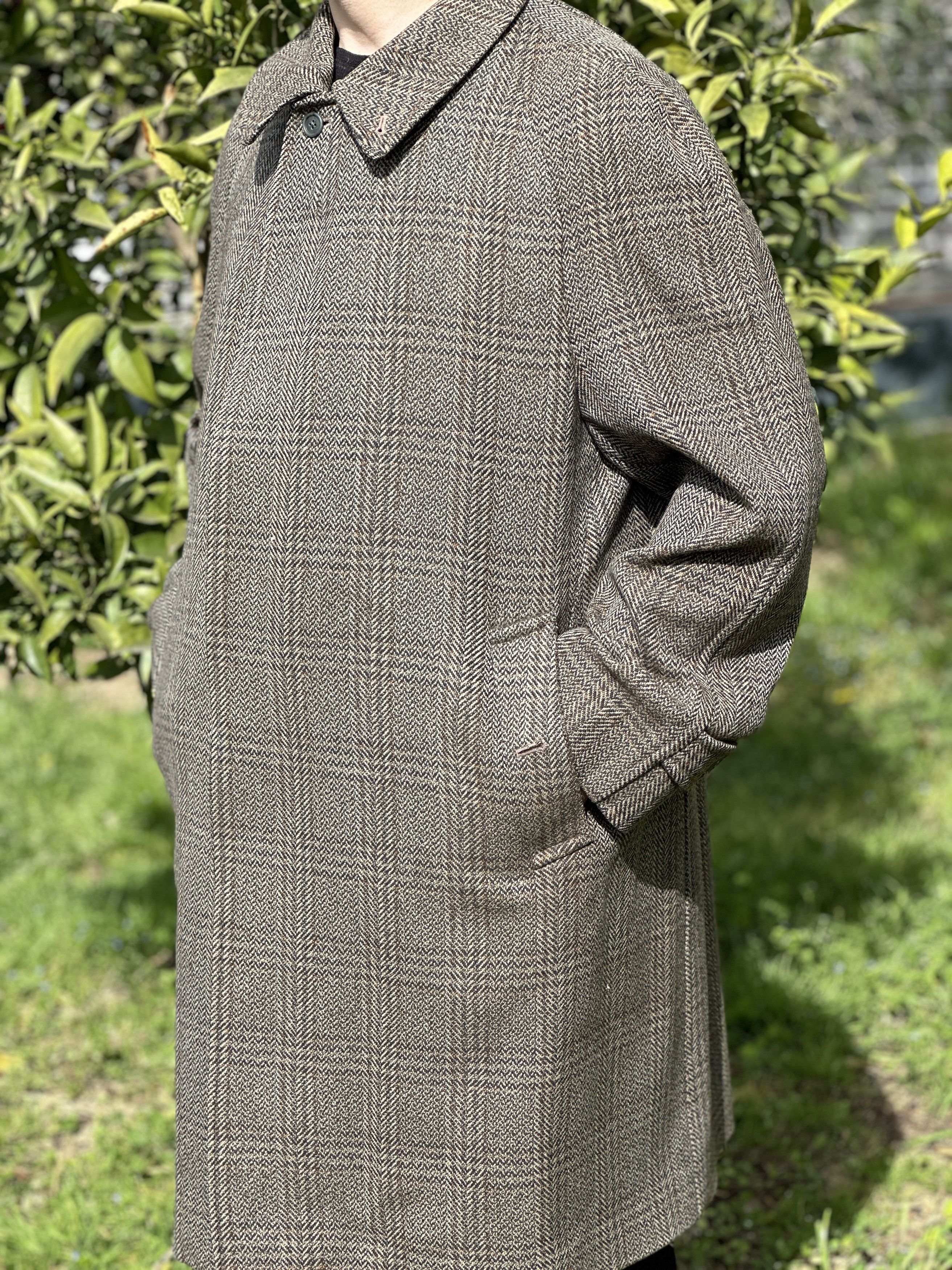 Burberry 1950 Hand Woven Irish Tweed Burberry Prorsum Trench 44 54 Size US L / EU 52-54 / 3 - 4 Thumbnail