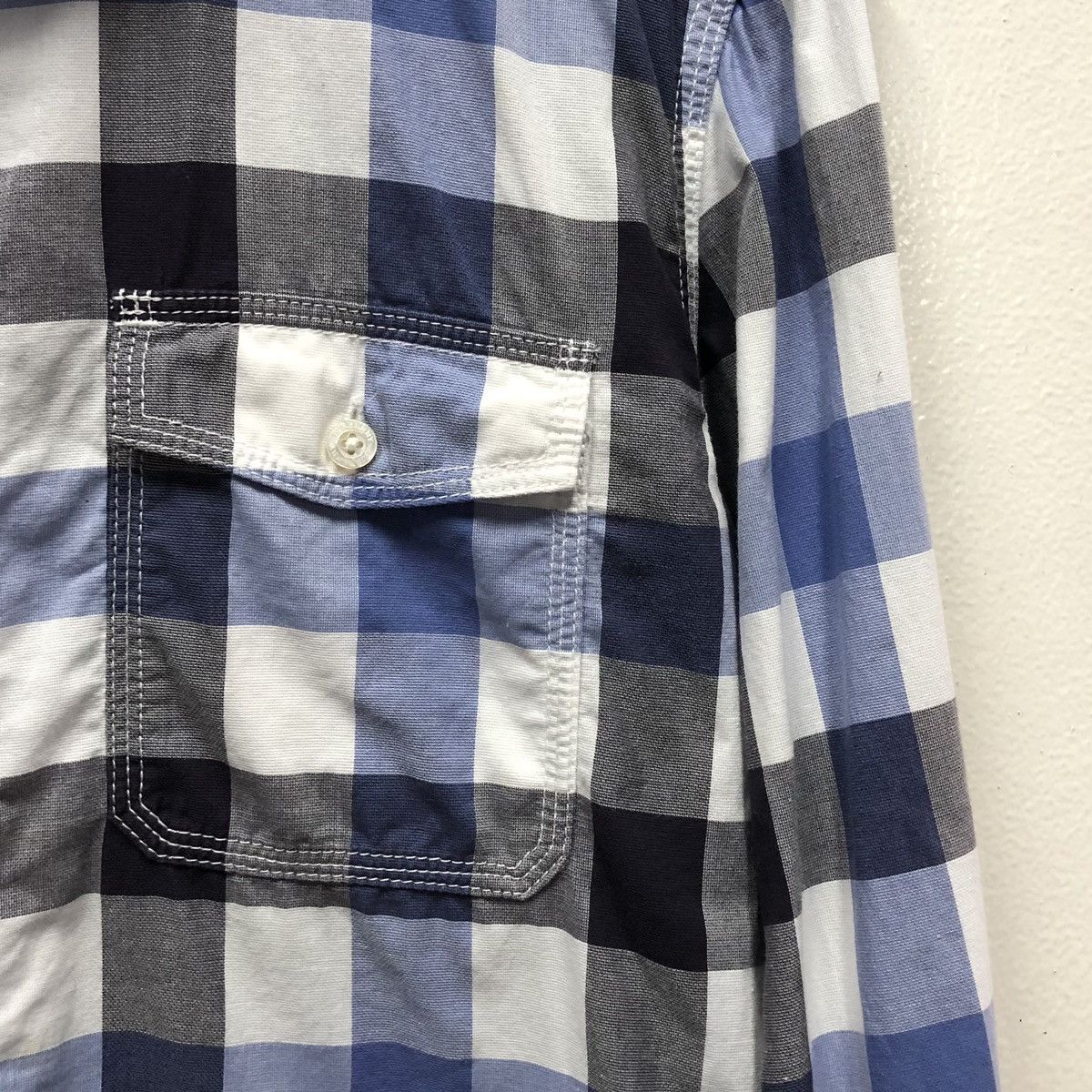 Burberry Authentic Burberry London Checkered Long Sleeve Shirt Size US M / EU 48-50 / 2 - 7 Thumbnail