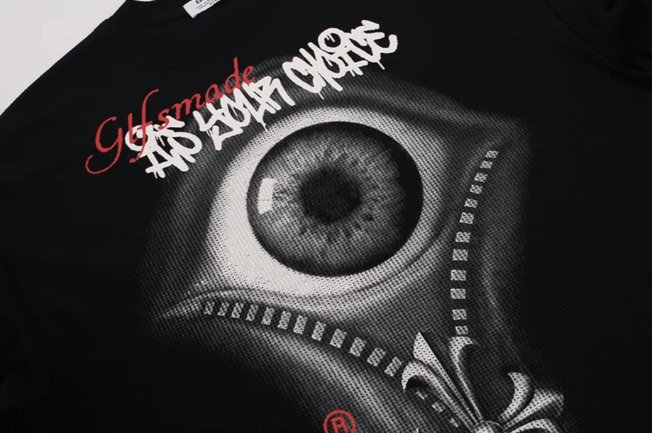 Japanese Brand Gothic Punk Eyes Graphic T-shirts Size US S / EU 44-46 / 1 - 9 Thumbnail