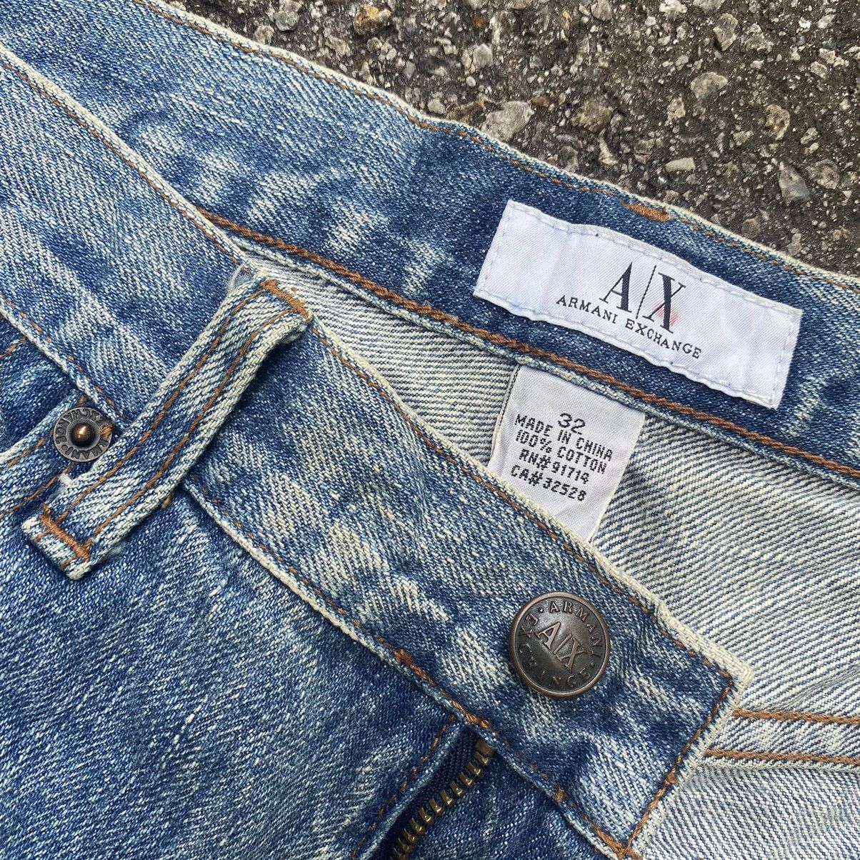 Kapital Flare Jeans Armani Exchange Boot Cut Denim Washed Blue Size US 32 / EU 48 - 9 Thumbnail
