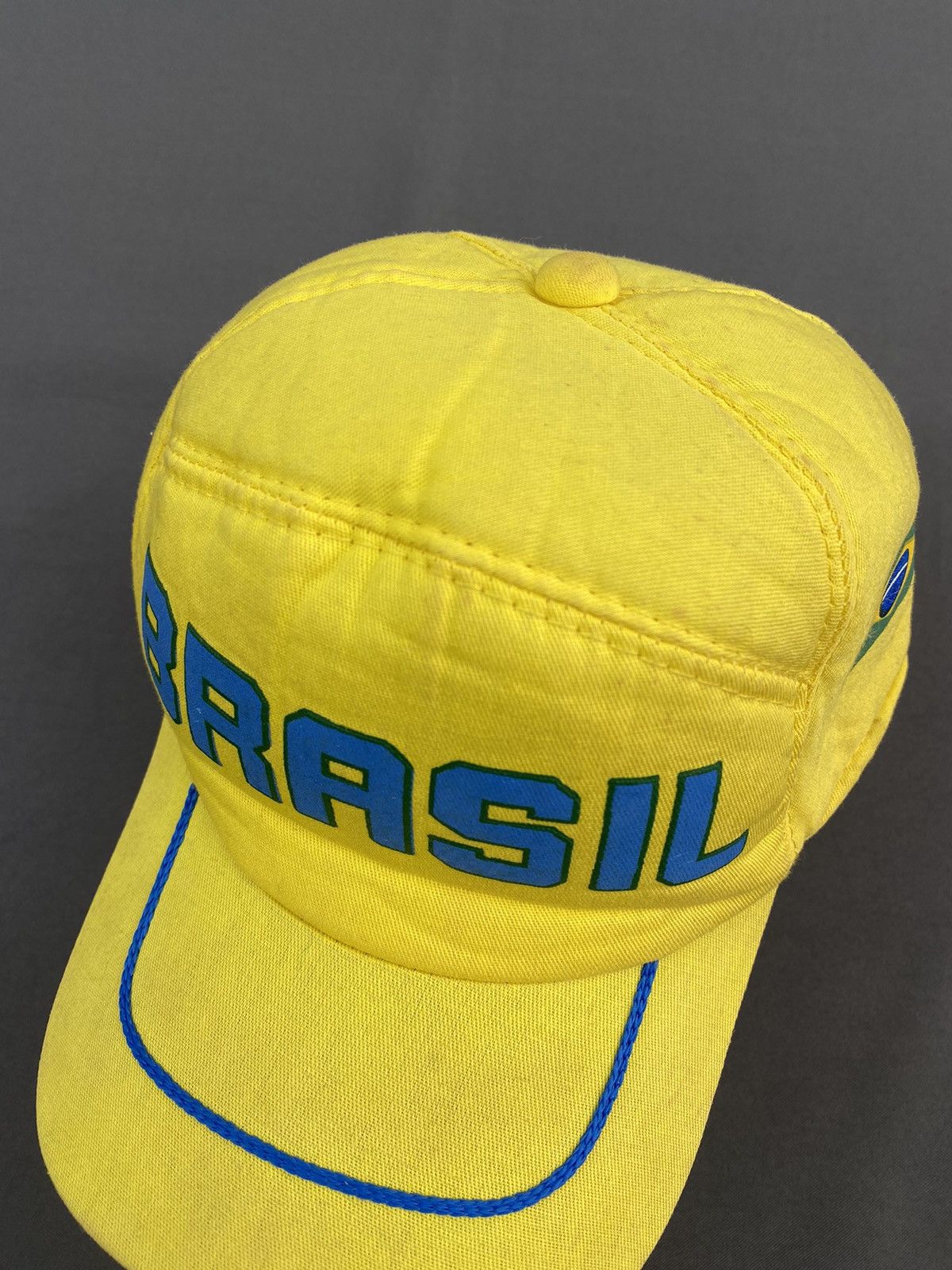 Formula 1 1980’s Vintage Brazil Grand Prix Formula 1 Foam Snap Back Size ONE SIZE - 3 Thumbnail