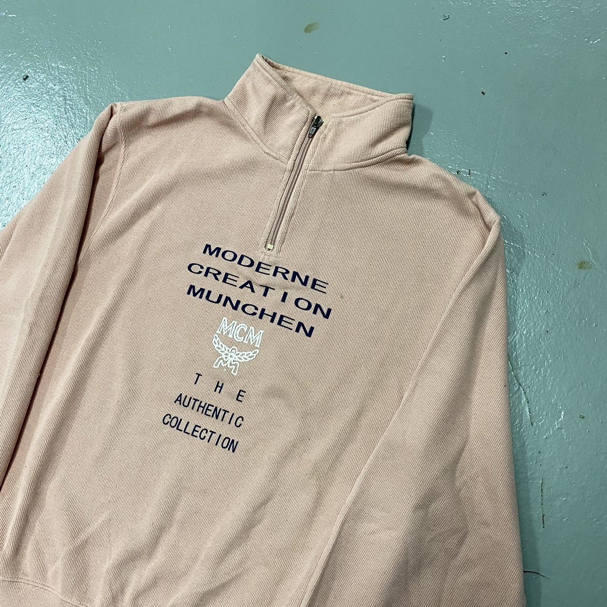 Vintage MCM Half Zipper Jacket Sweatshirt Hoodie