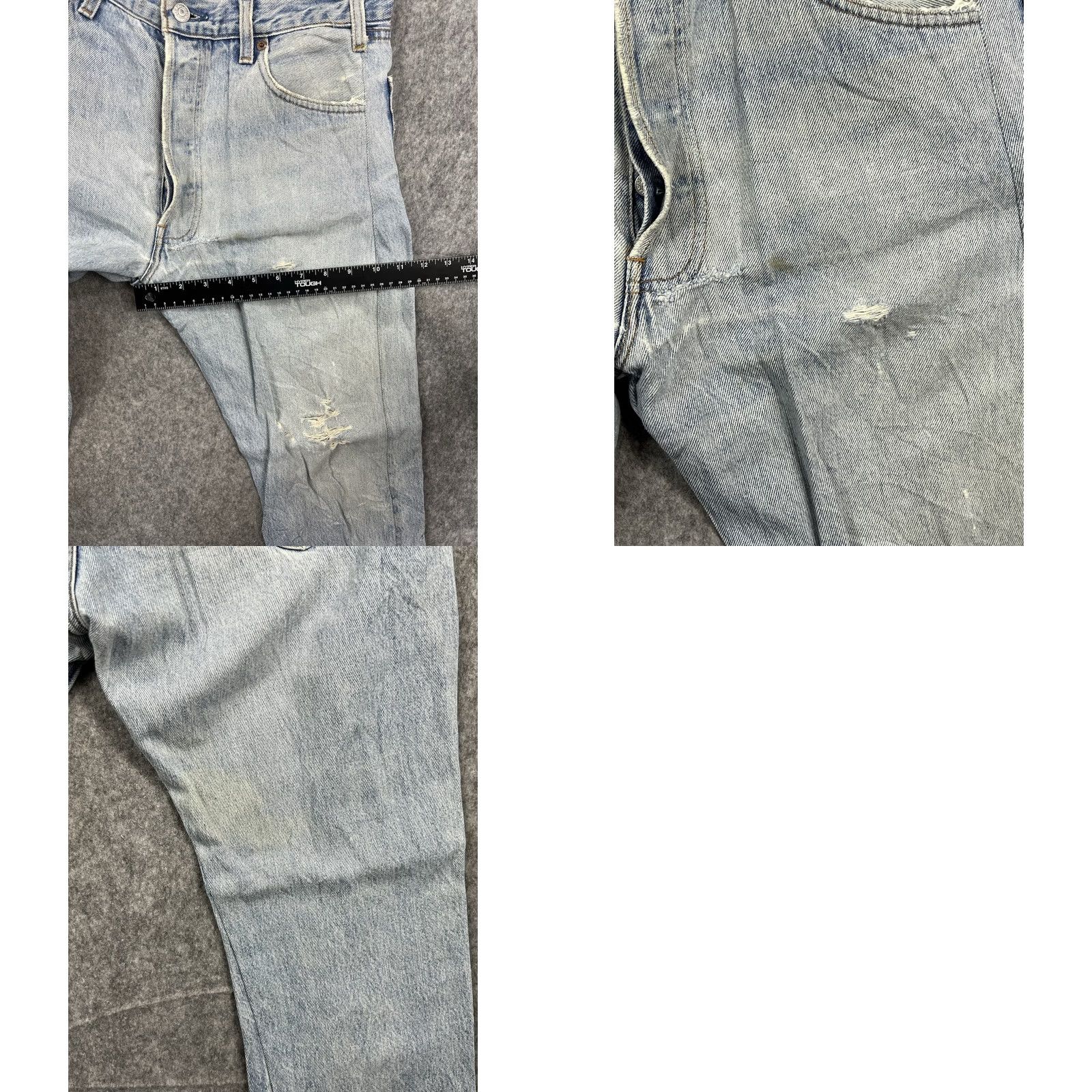 Levi's Levi's 752 Jeans Mens Regular Fit Straight Leg Light Wash 33x34 Jeans Regular Mens Levi's 752 City Classic Designer Outdoor Vintage No Size US 33 - 8 Thumbnail