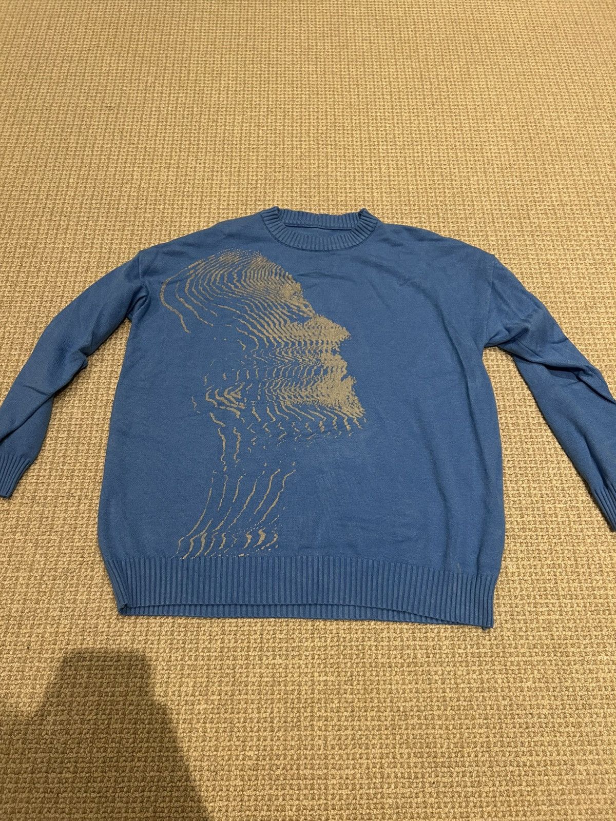 Japanese Brand Blue sweater with cool design Size US M / EU 48-50 / 2 - 1 Thumbnail