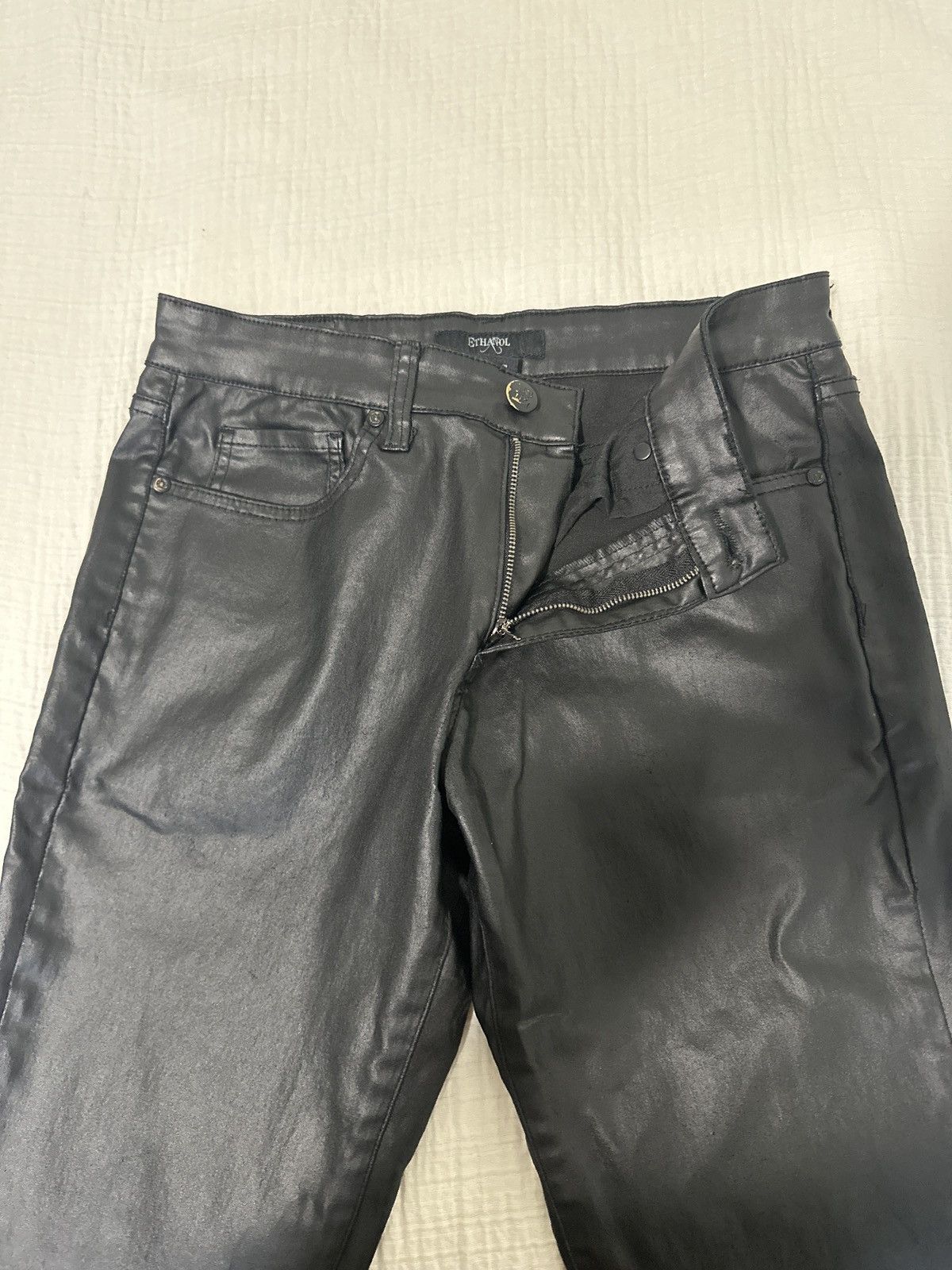 Other Black waxed Ethanol pants Size US 32 / EU 48 - 3 Thumbnail