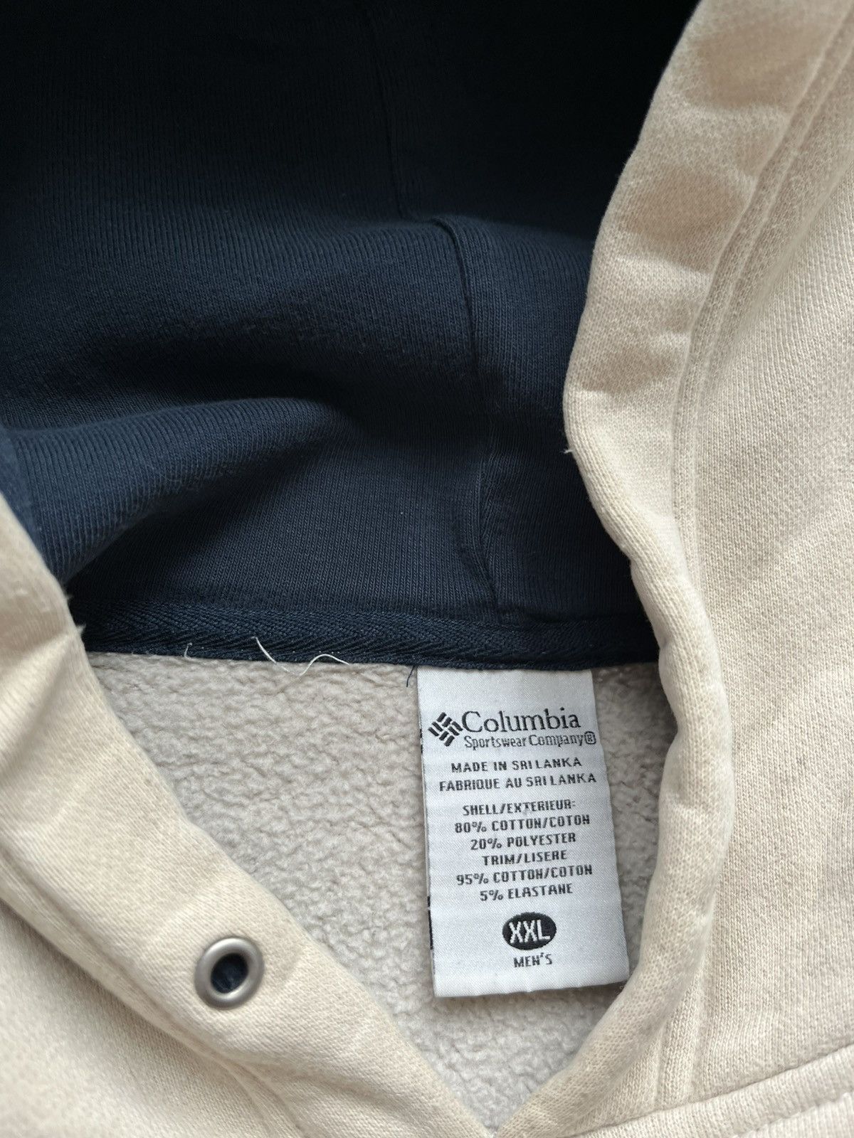Columbia × Vintage Cream and blue Columbia hoodie Size US XXL / EU 58 / 5 - 7 Thumbnail