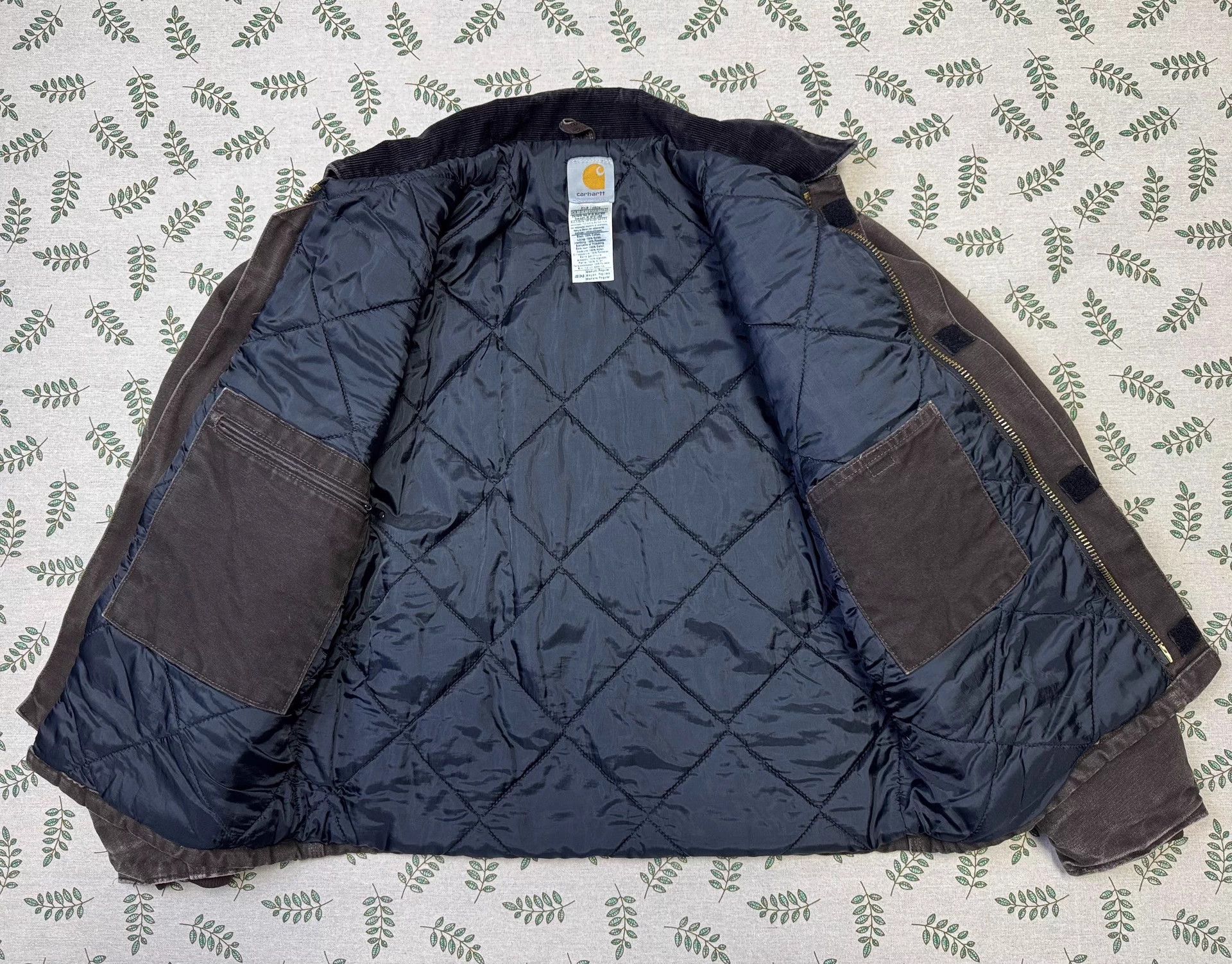 Carhartt Carhartt J22 DKB Brown M Washed Duck Canvas Jacket Size US M / EU 48-50 / 2 - 4 Thumbnail