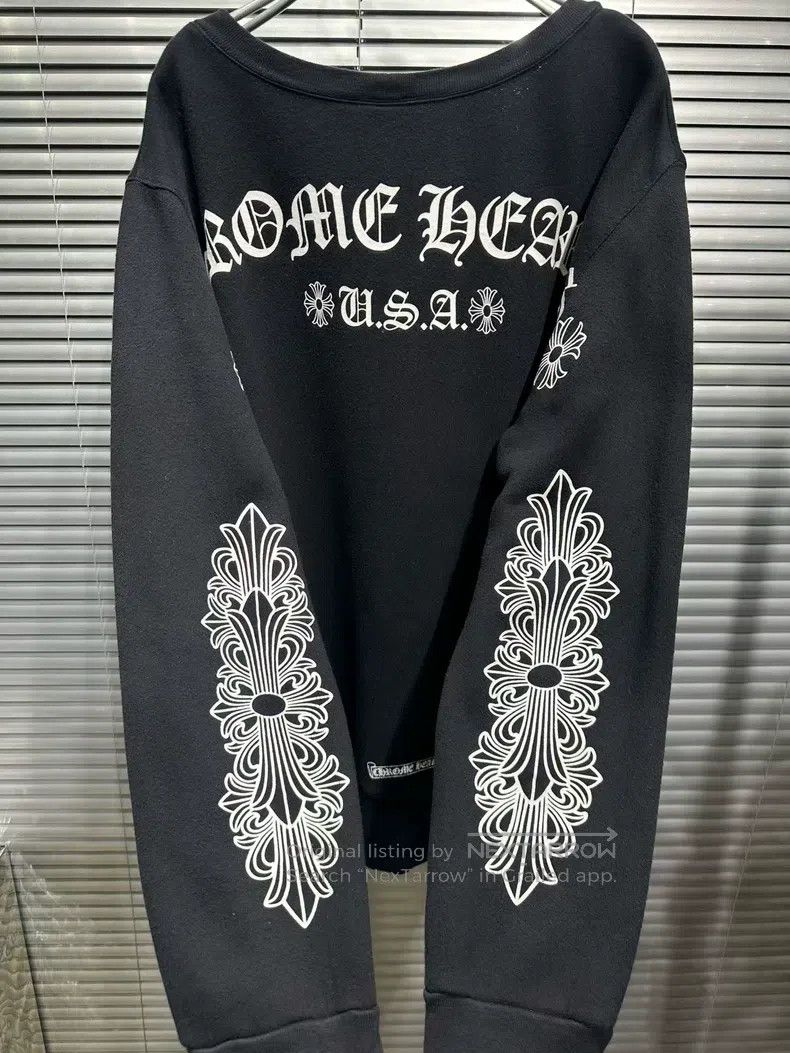 Chrome Hearts CHROME HEARTS Size XL Kirin arm black sweater Size US XL / EU 56 / 4 - 3 Thumbnail